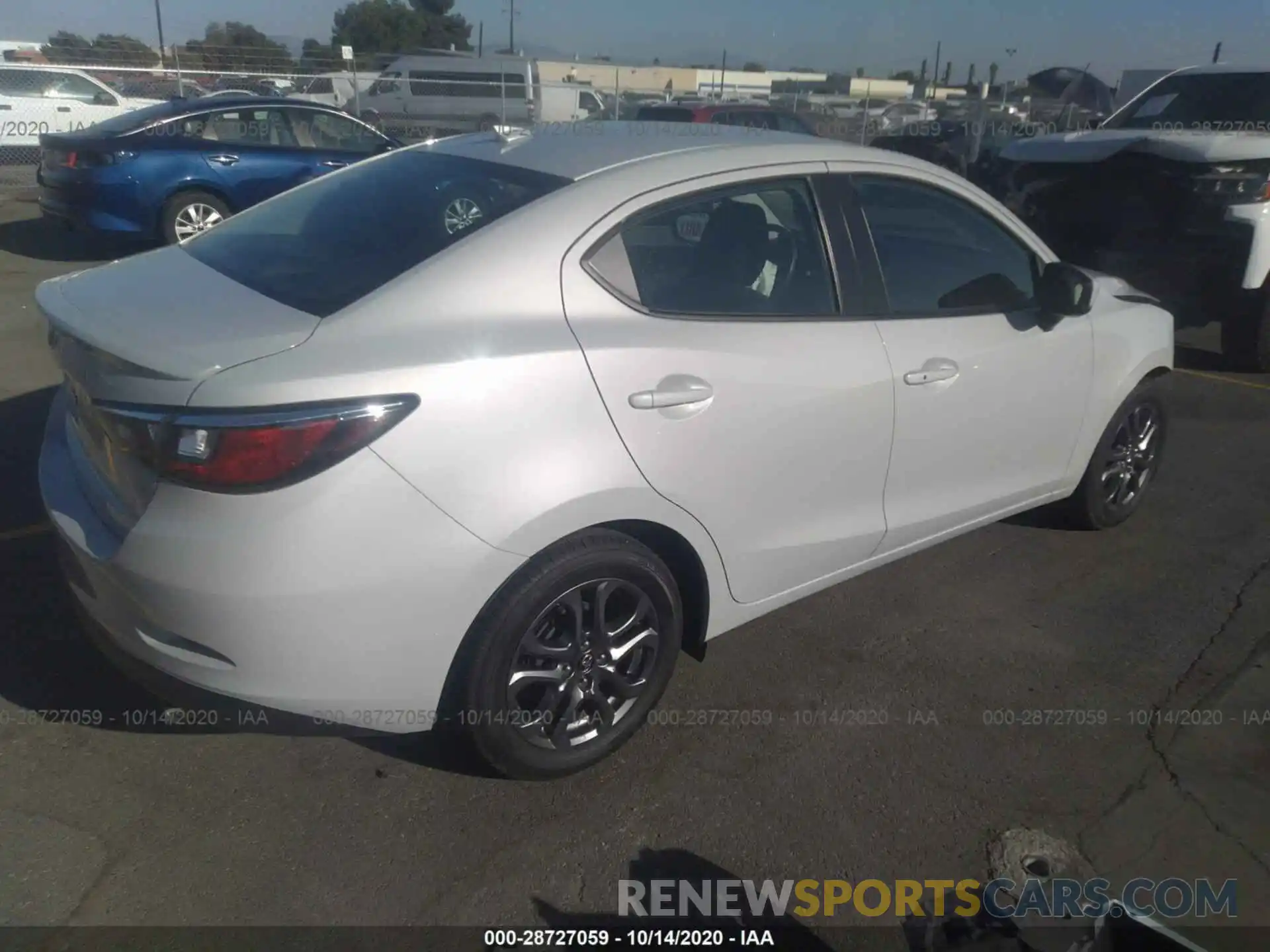 4 Photograph of a damaged car 3MYDLBYV0KY508791 TOYOTA YARIS SEDAN 2019