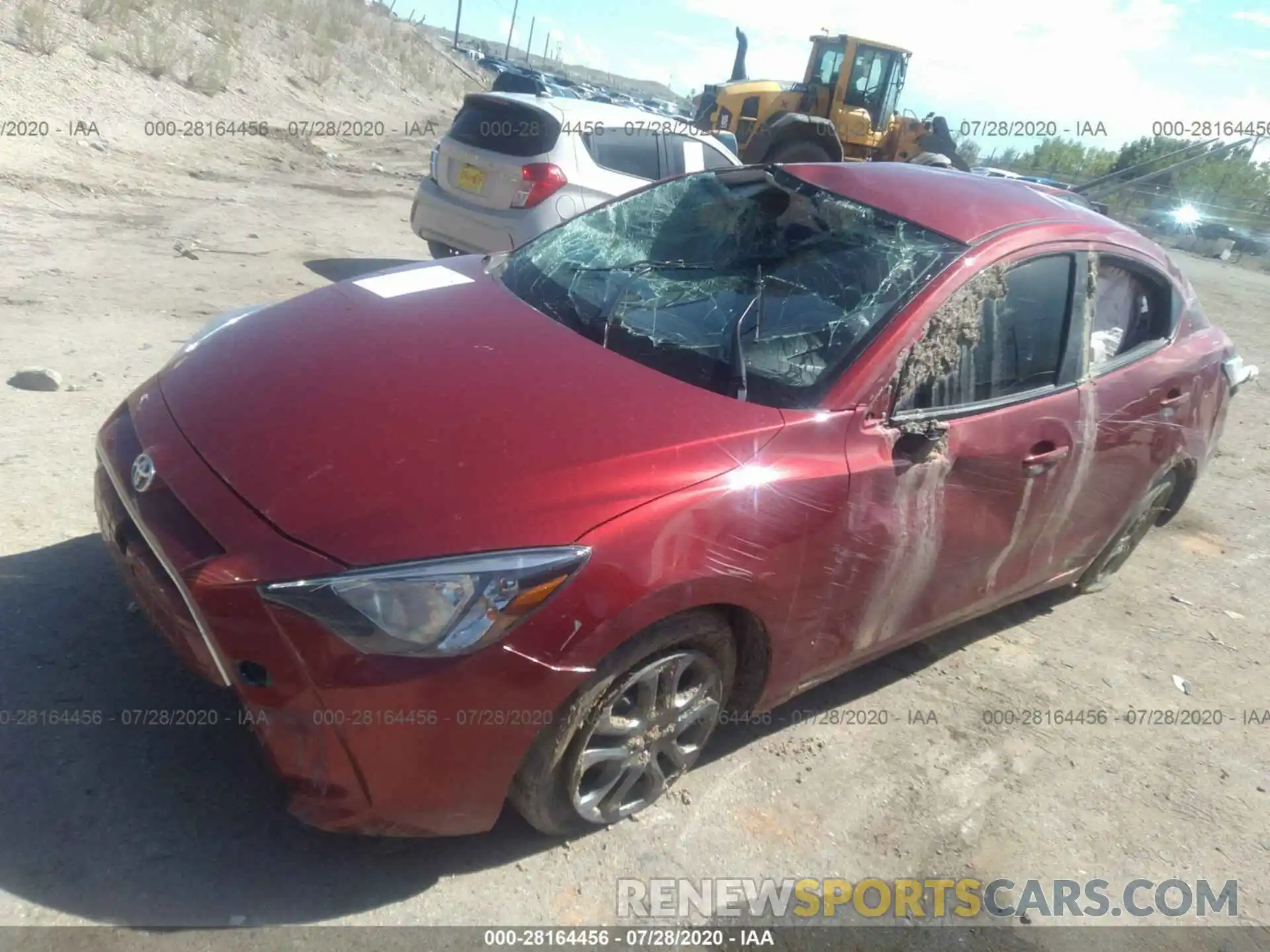 2 Photograph of a damaged car 3MYDLBYV0KY509973 TOYOTA YARIS SEDAN 2019