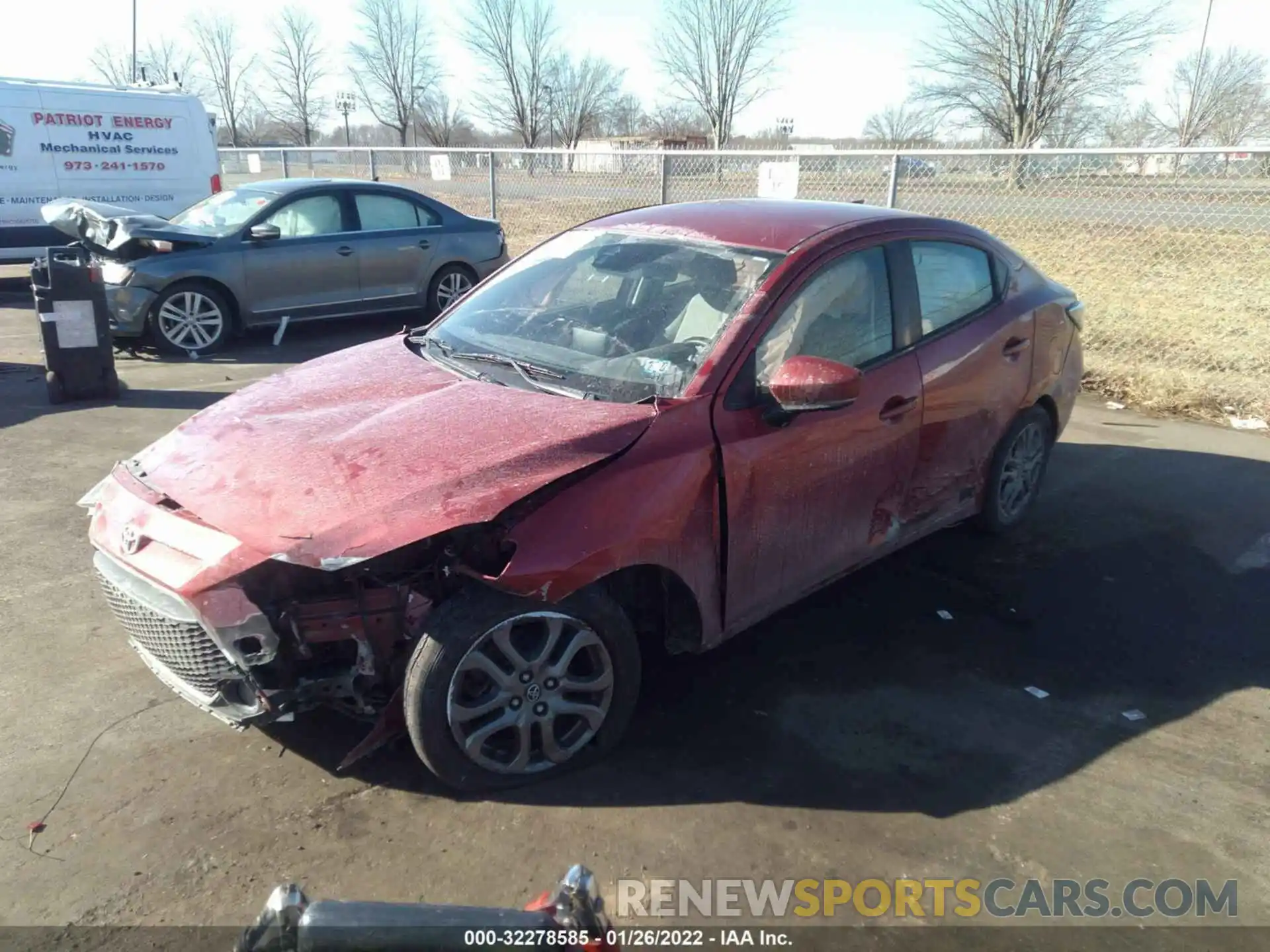 2 Photograph of a damaged car 3MYDLBYV0KY511898 TOYOTA YARIS SEDAN 2019