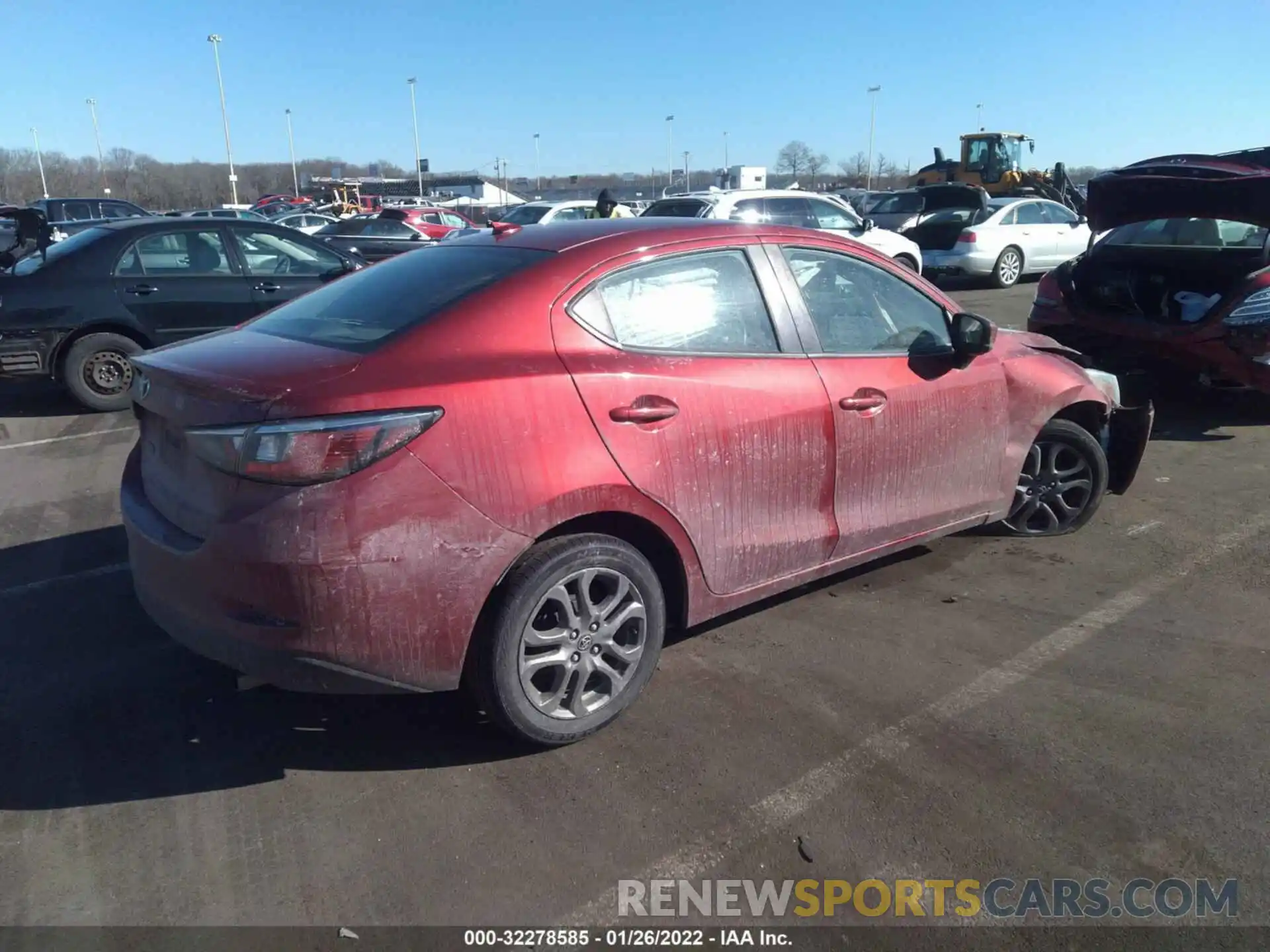 4 Photograph of a damaged car 3MYDLBYV0KY511898 TOYOTA YARIS SEDAN 2019