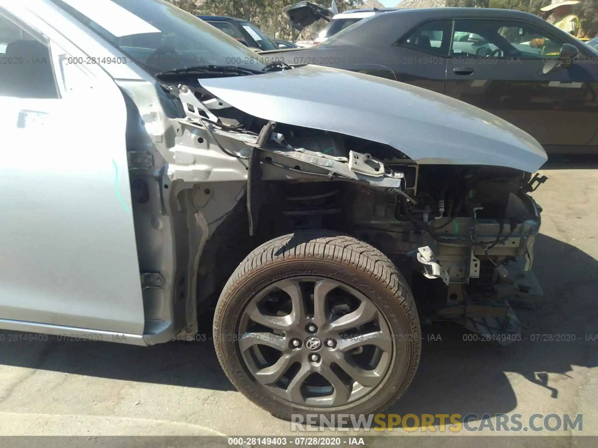 6 Photograph of a damaged car 3MYDLBYV0KY513621 TOYOTA YARIS SEDAN 2019