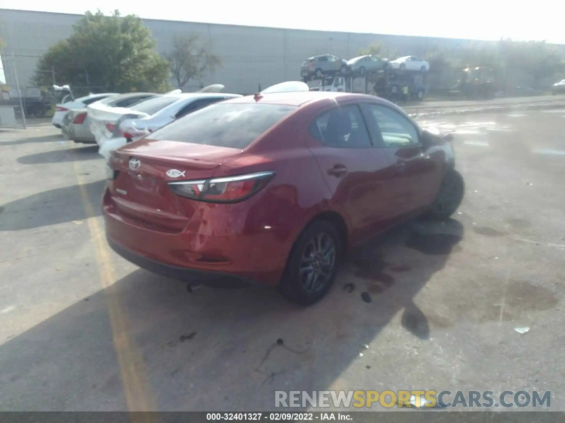 4 Photograph of a damaged car 3MYDLBYV0KY514364 TOYOTA YARIS SEDAN 2019