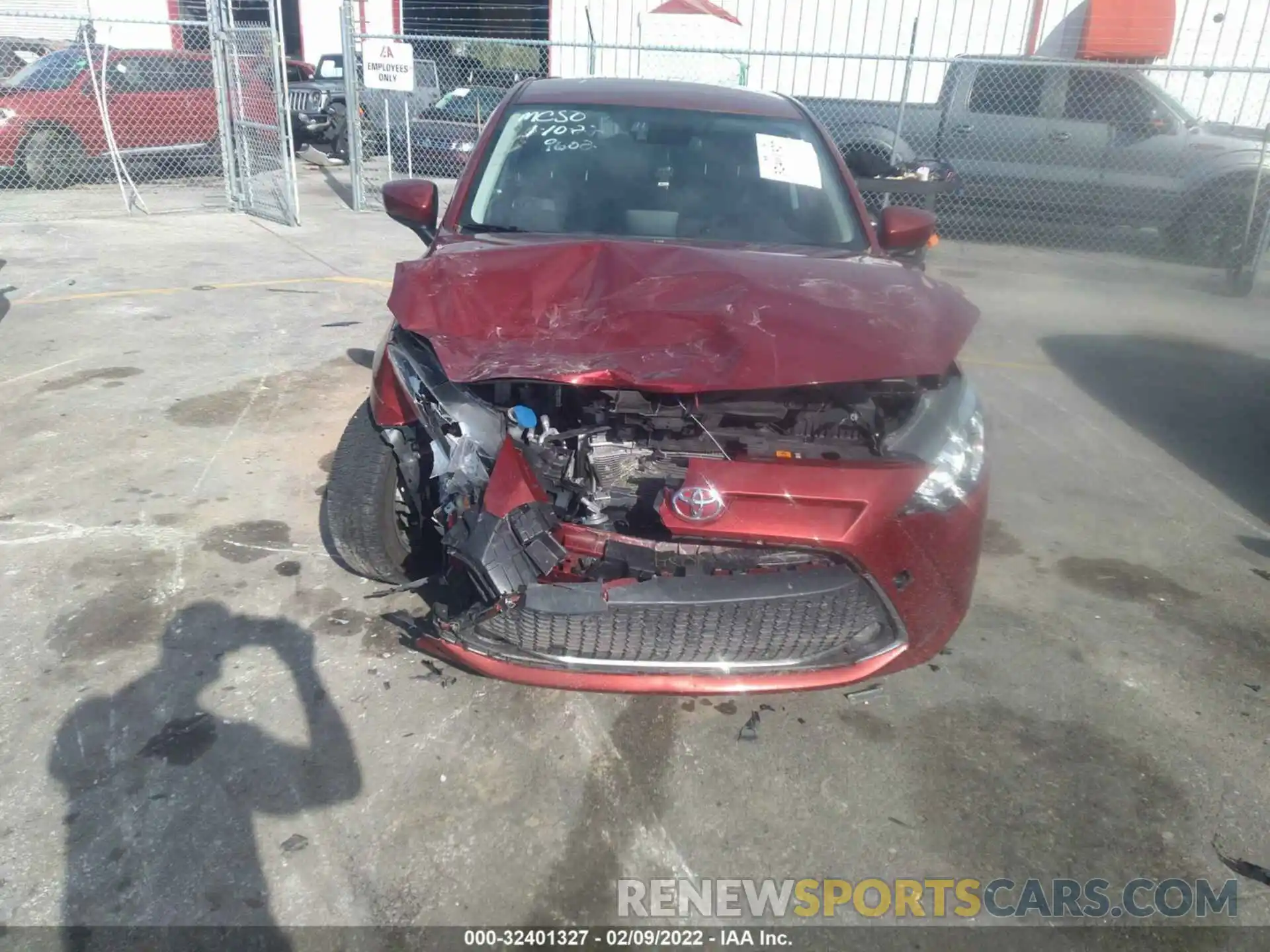 6 Photograph of a damaged car 3MYDLBYV0KY514364 TOYOTA YARIS SEDAN 2019