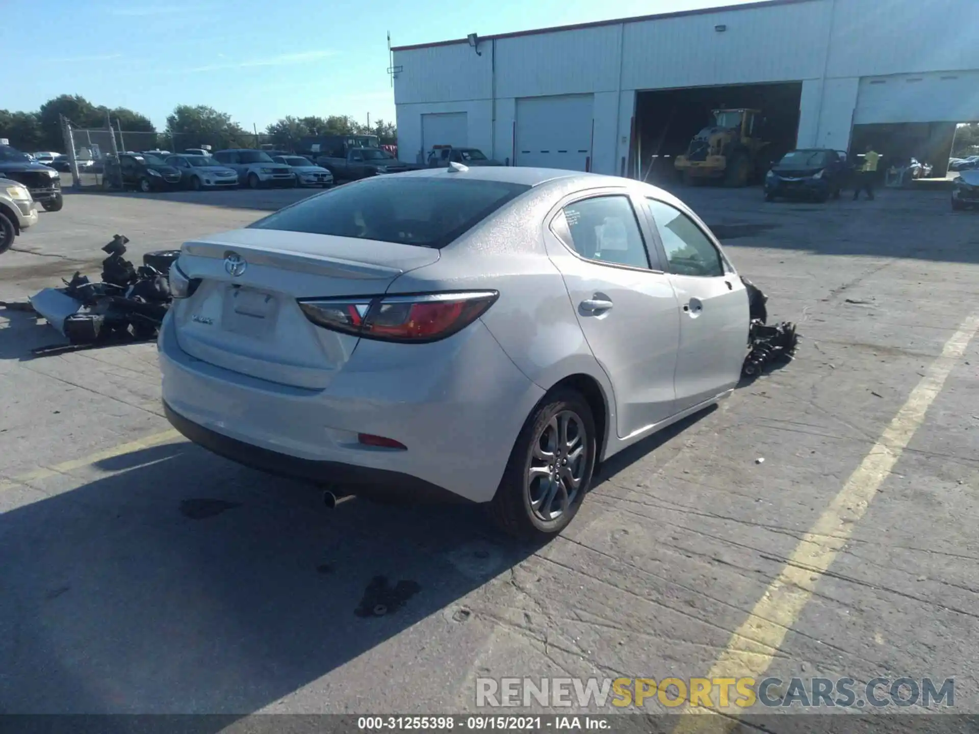 4 Photograph of a damaged car 3MYDLBYV0KY515787 TOYOTA YARIS SEDAN 2019