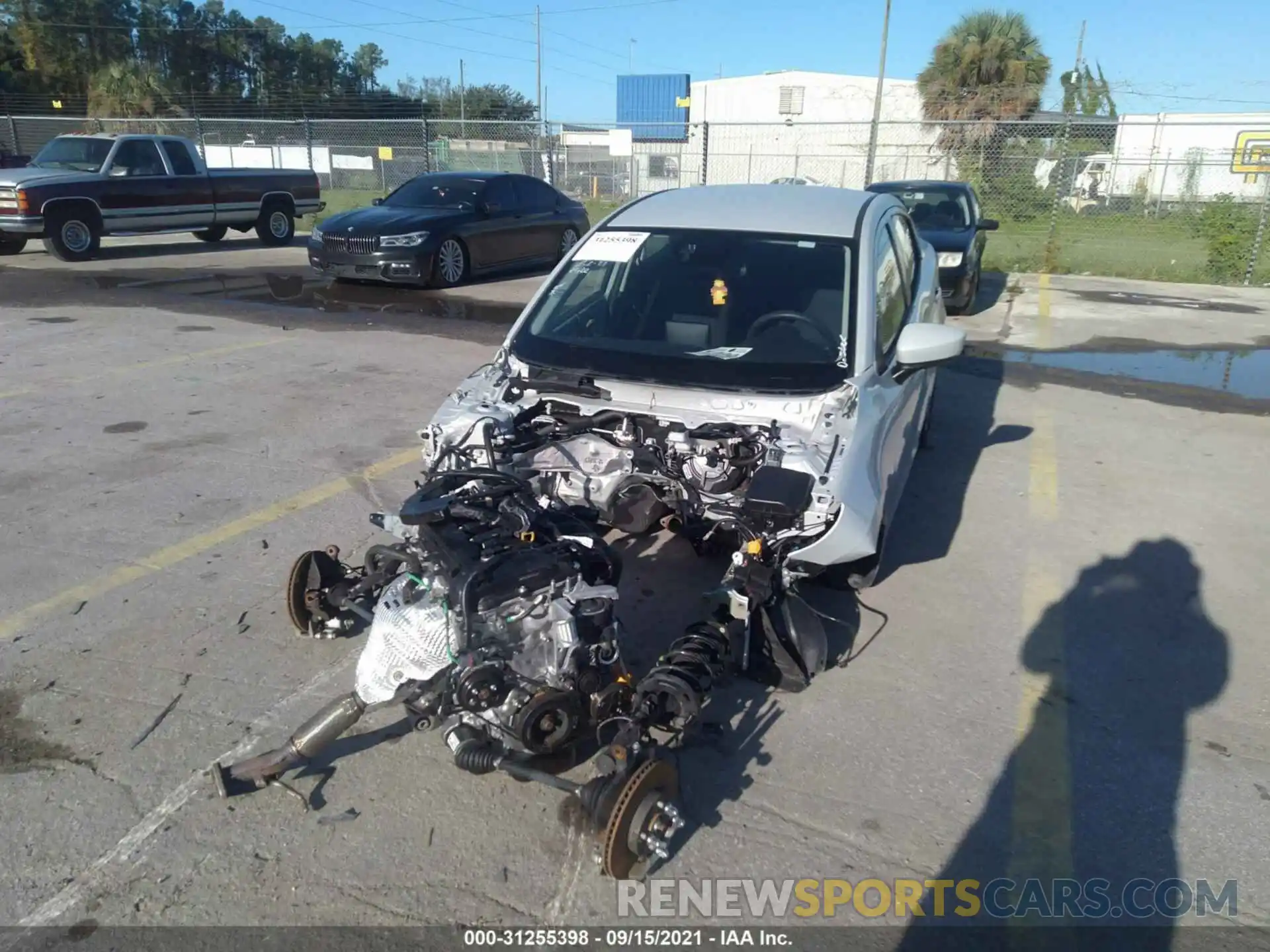 6 Photograph of a damaged car 3MYDLBYV0KY515787 TOYOTA YARIS SEDAN 2019