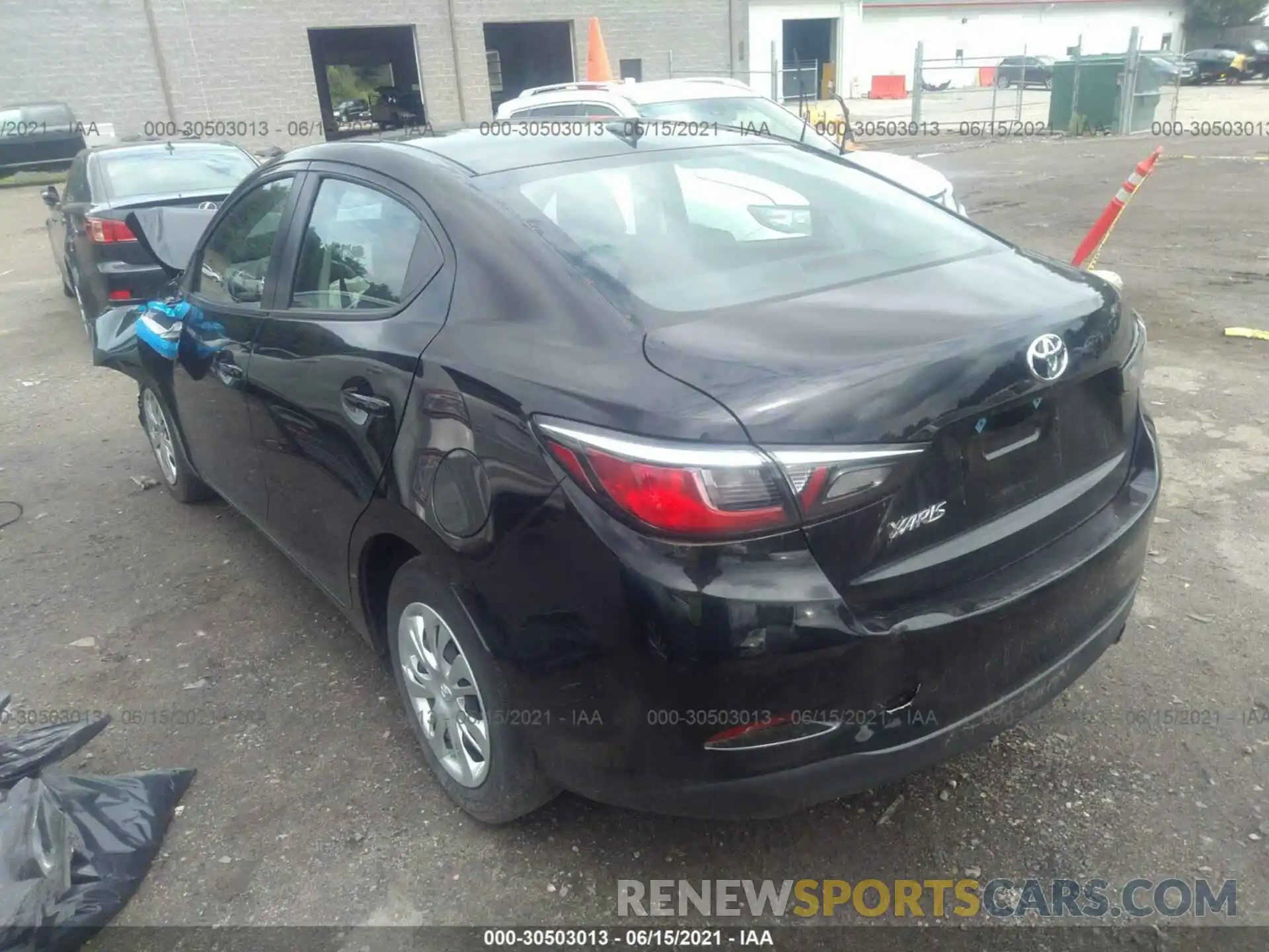 3 Photograph of a damaged car 3MYDLBYV0KY515806 TOYOTA YARIS SEDAN 2019