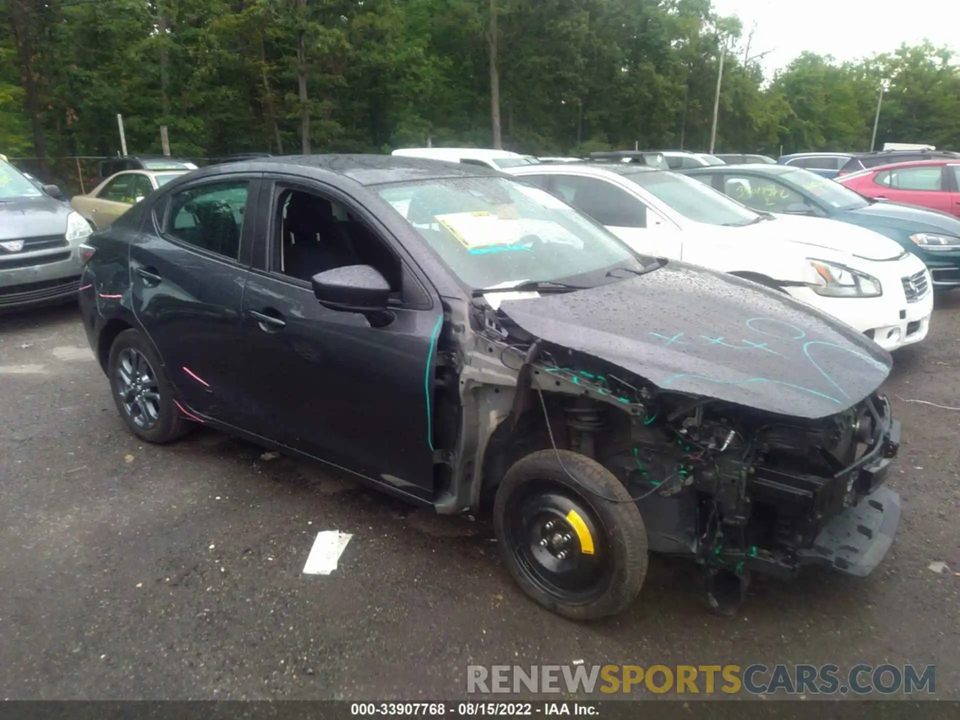 1 Photograph of a damaged car 3MYDLBYV0KY516681 TOYOTA YARIS SEDAN 2019