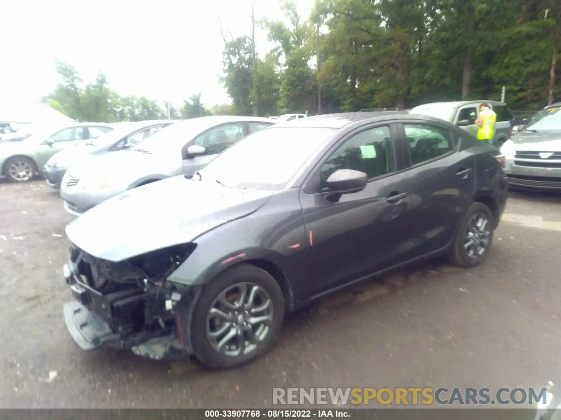 2 Photograph of a damaged car 3MYDLBYV0KY516681 TOYOTA YARIS SEDAN 2019