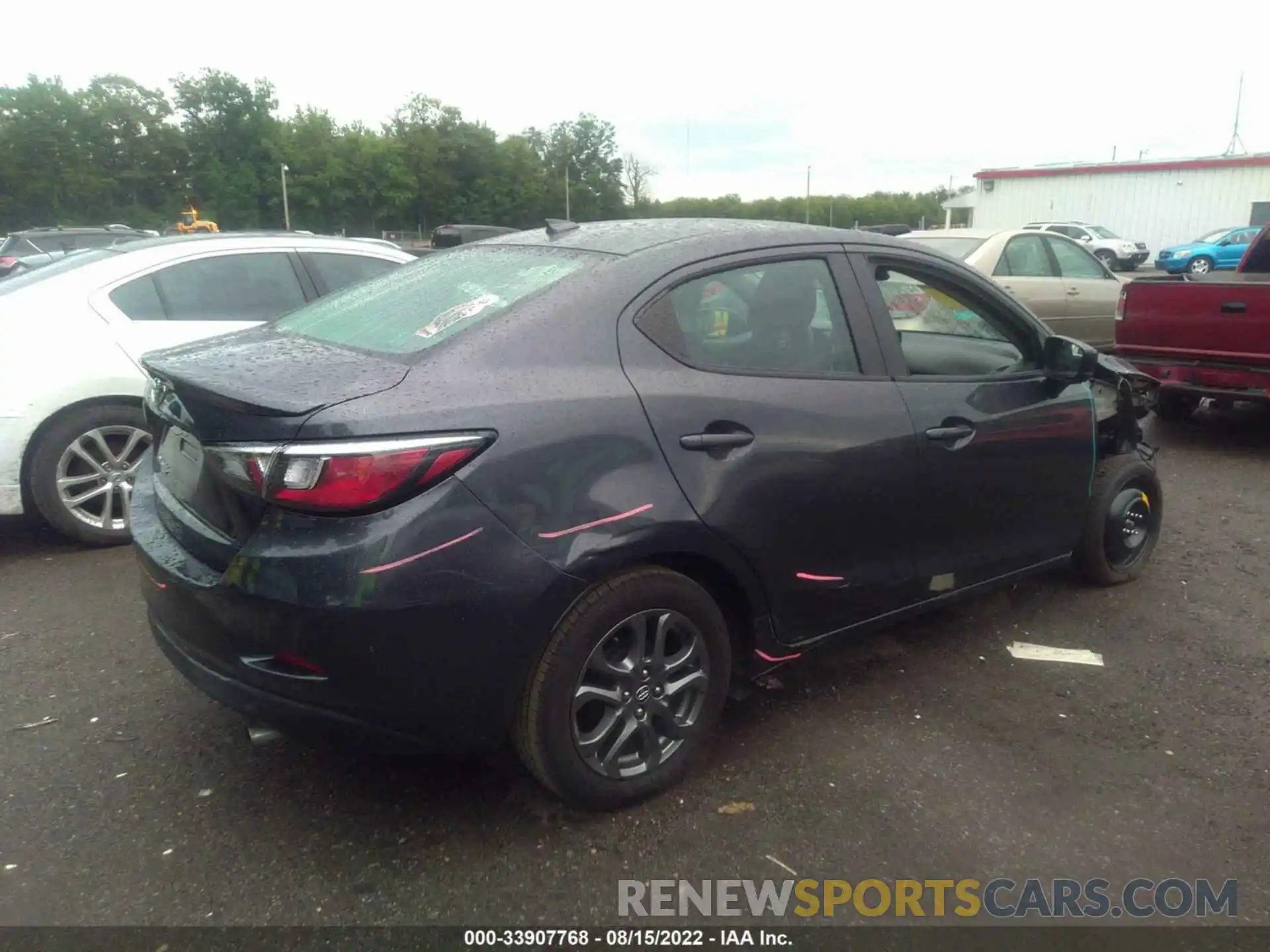 4 Photograph of a damaged car 3MYDLBYV0KY516681 TOYOTA YARIS SEDAN 2019