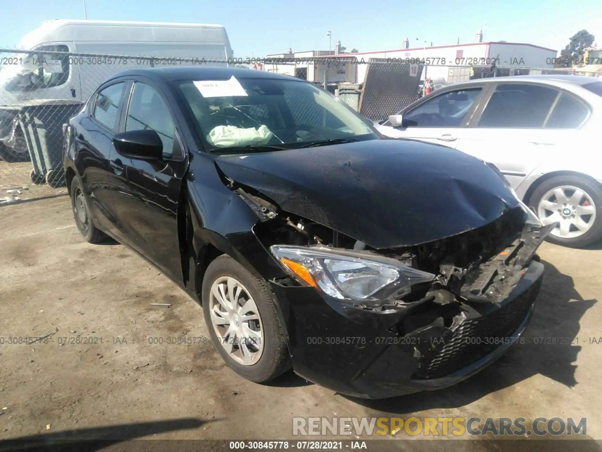 6 Photograph of a damaged car 3MYDLBYV0KY517202 TOYOTA YARIS SEDAN 2019