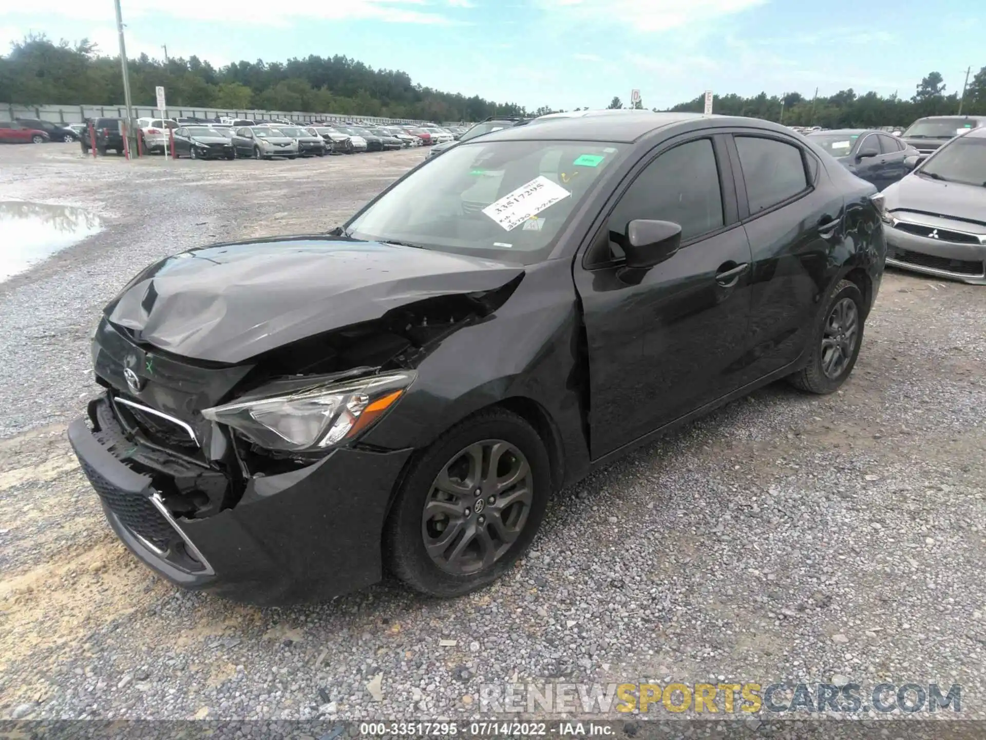 2 Photograph of a damaged car 3MYDLBYV0KY518527 TOYOTA YARIS SEDAN 2019