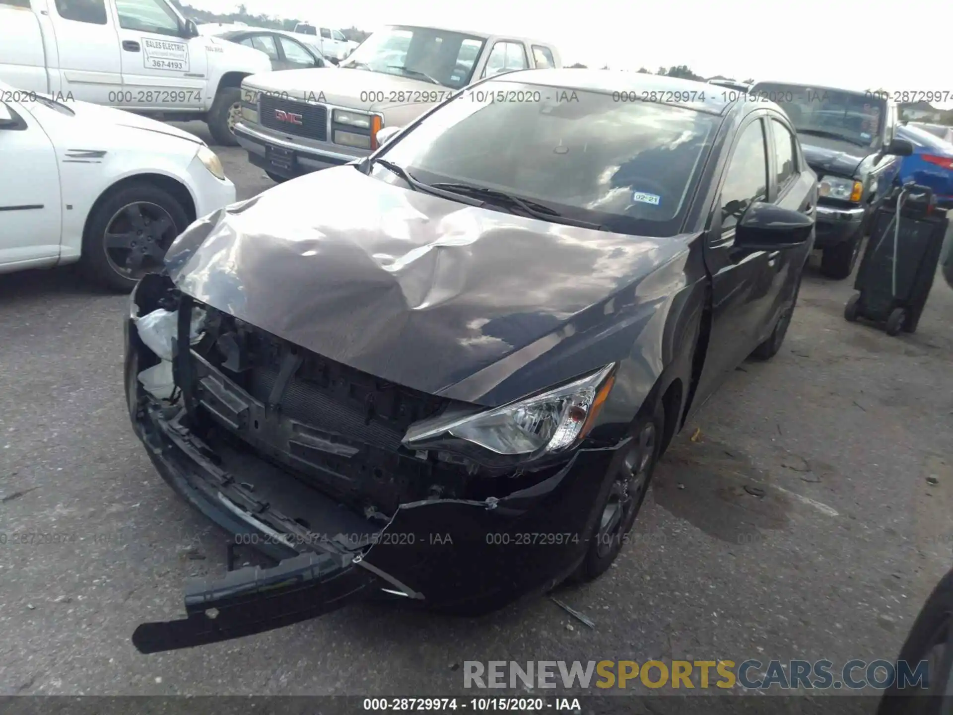 2 Photograph of a damaged car 3MYDLBYV0KY520827 TOYOTA YARIS SEDAN 2019