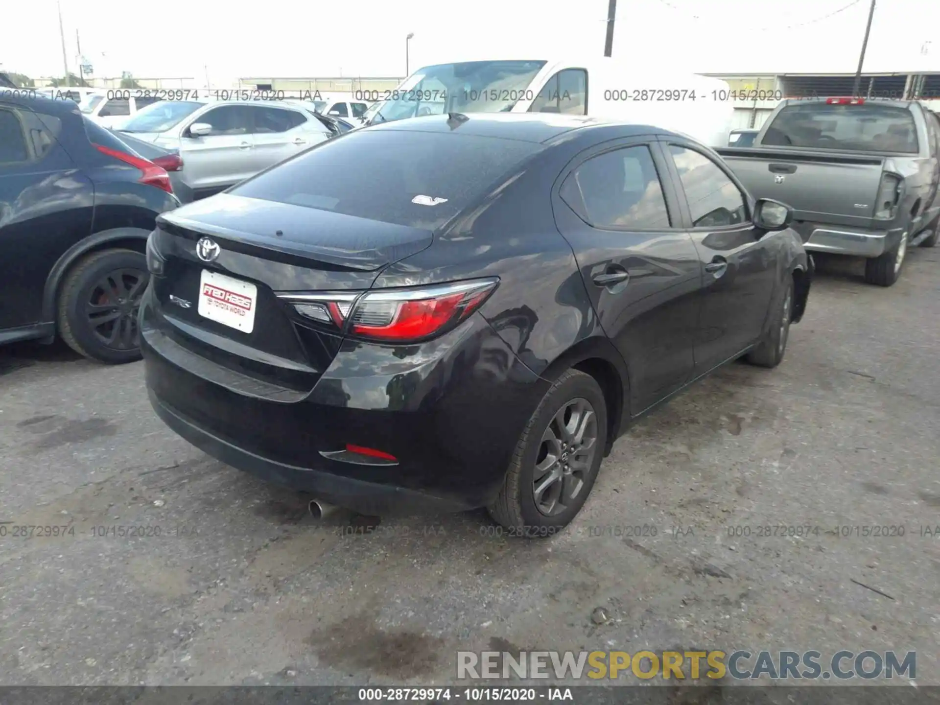 4 Photograph of a damaged car 3MYDLBYV0KY520827 TOYOTA YARIS SEDAN 2019