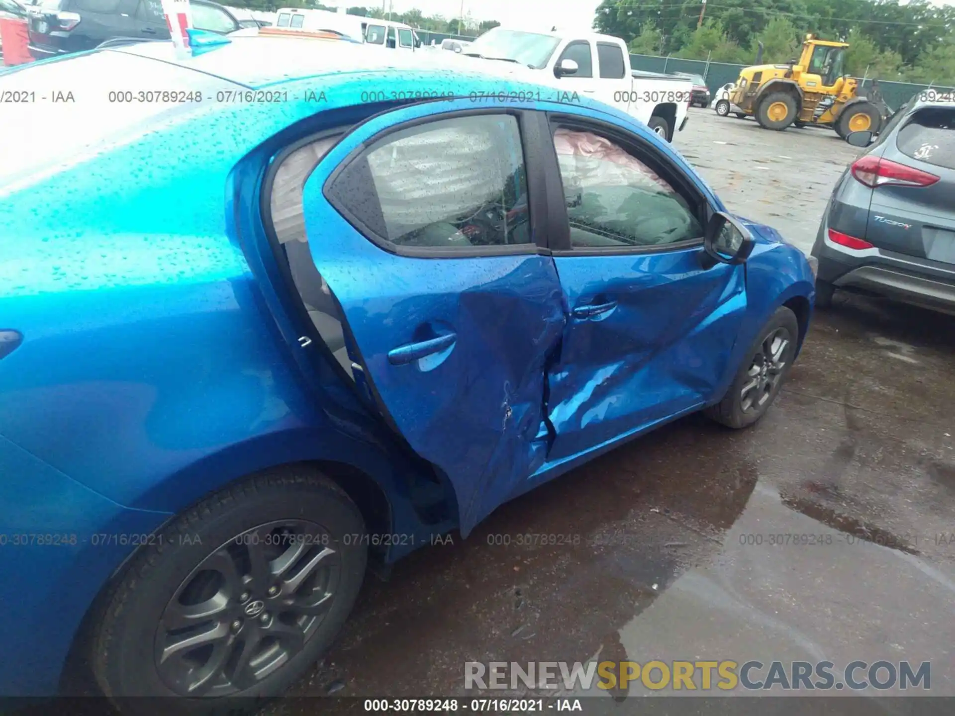 6 Photograph of a damaged car 3MYDLBYV0KY522464 TOYOTA YARIS SEDAN 2019