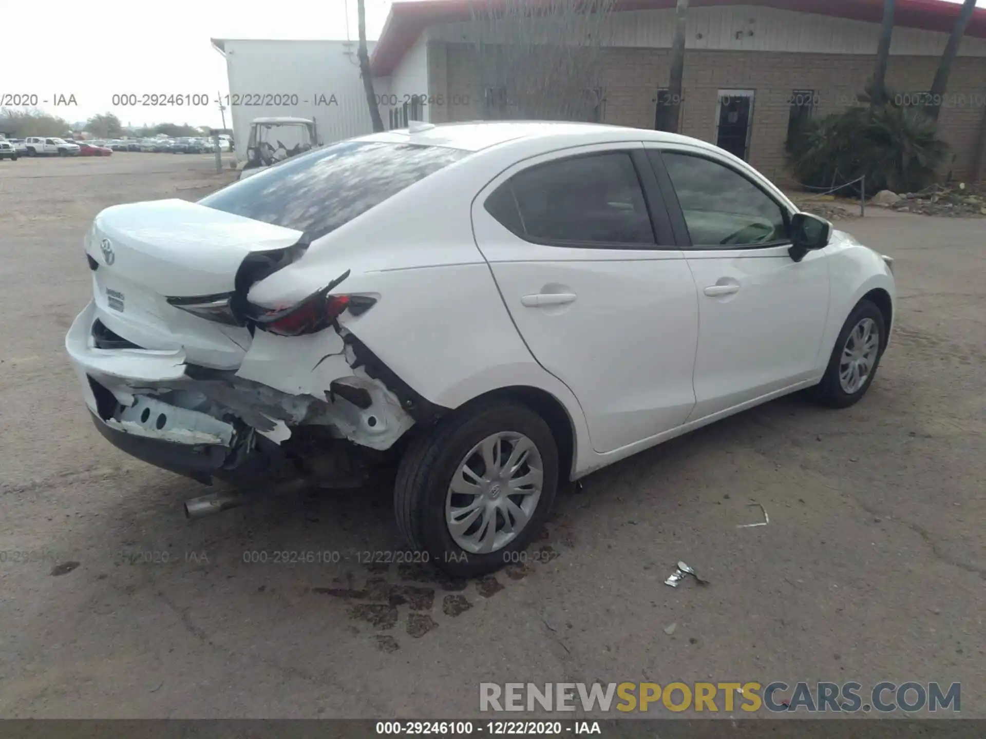 4 Photograph of a damaged car 3MYDLBYV0KY522822 TOYOTA YARIS SEDAN 2019