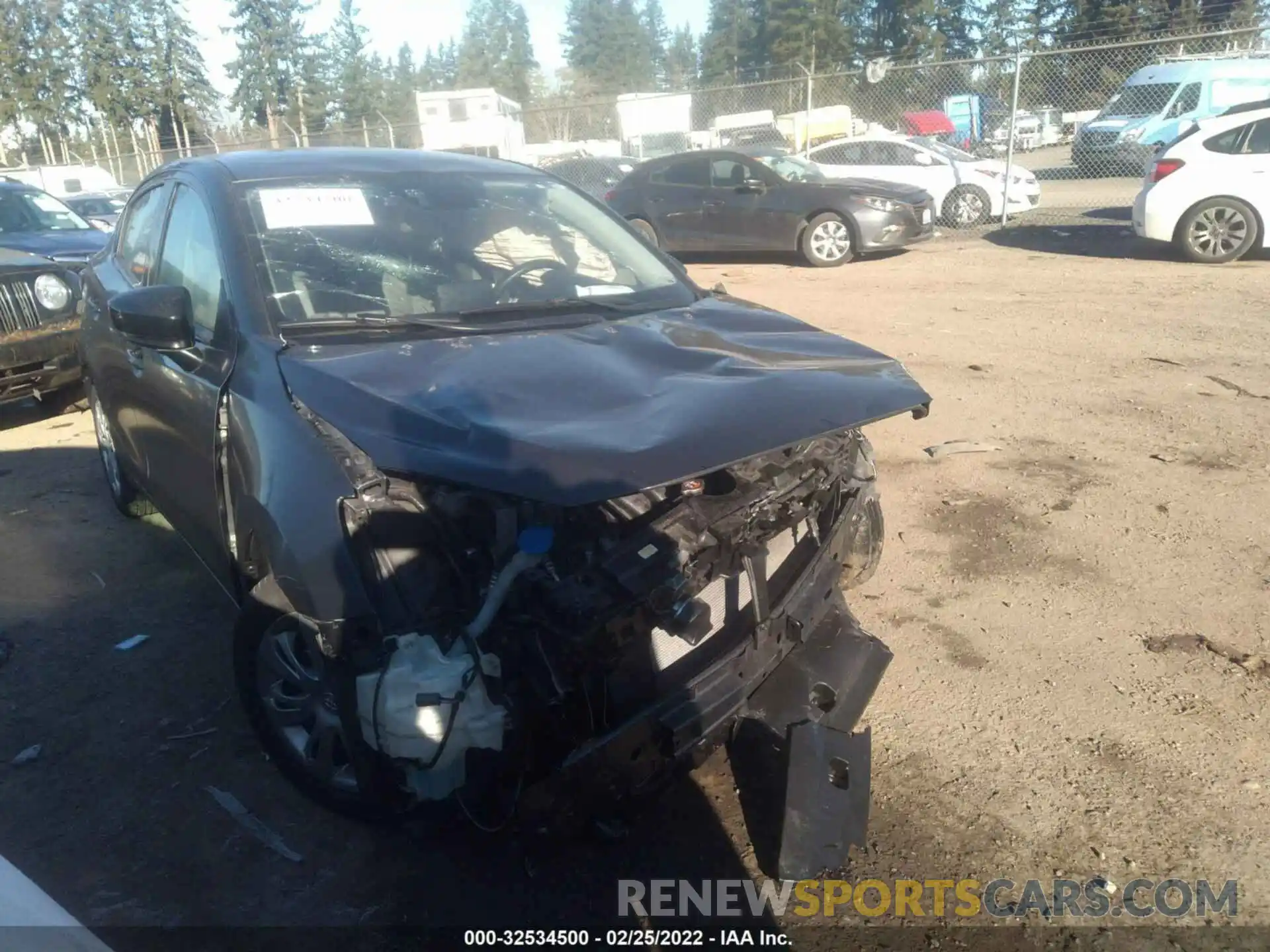 1 Photograph of a damaged car 3MYDLBYV0KY524330 TOYOTA YARIS SEDAN 2019