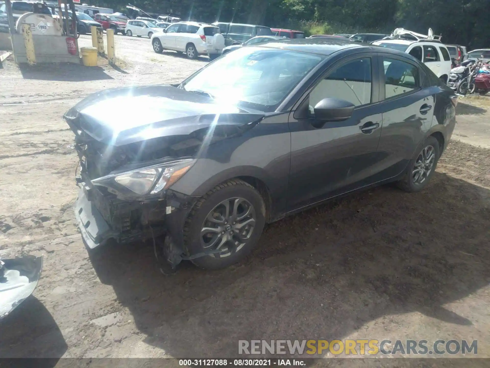 2 Photograph of a damaged car 3MYDLBYV0KY524425 TOYOTA YARIS SEDAN 2019