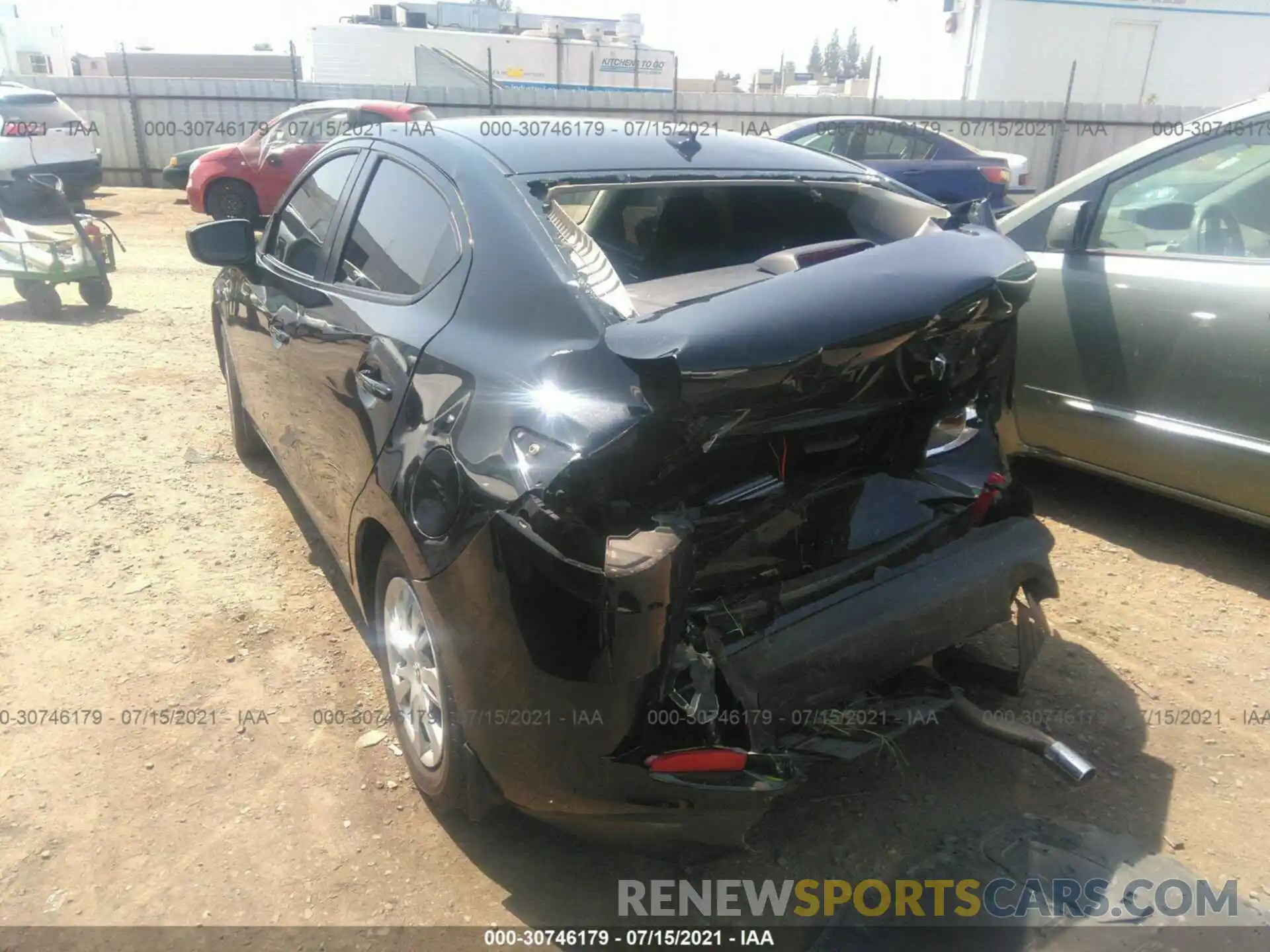 3 Photograph of a damaged car 3MYDLBYV0KY524604 TOYOTA YARIS SEDAN 2019