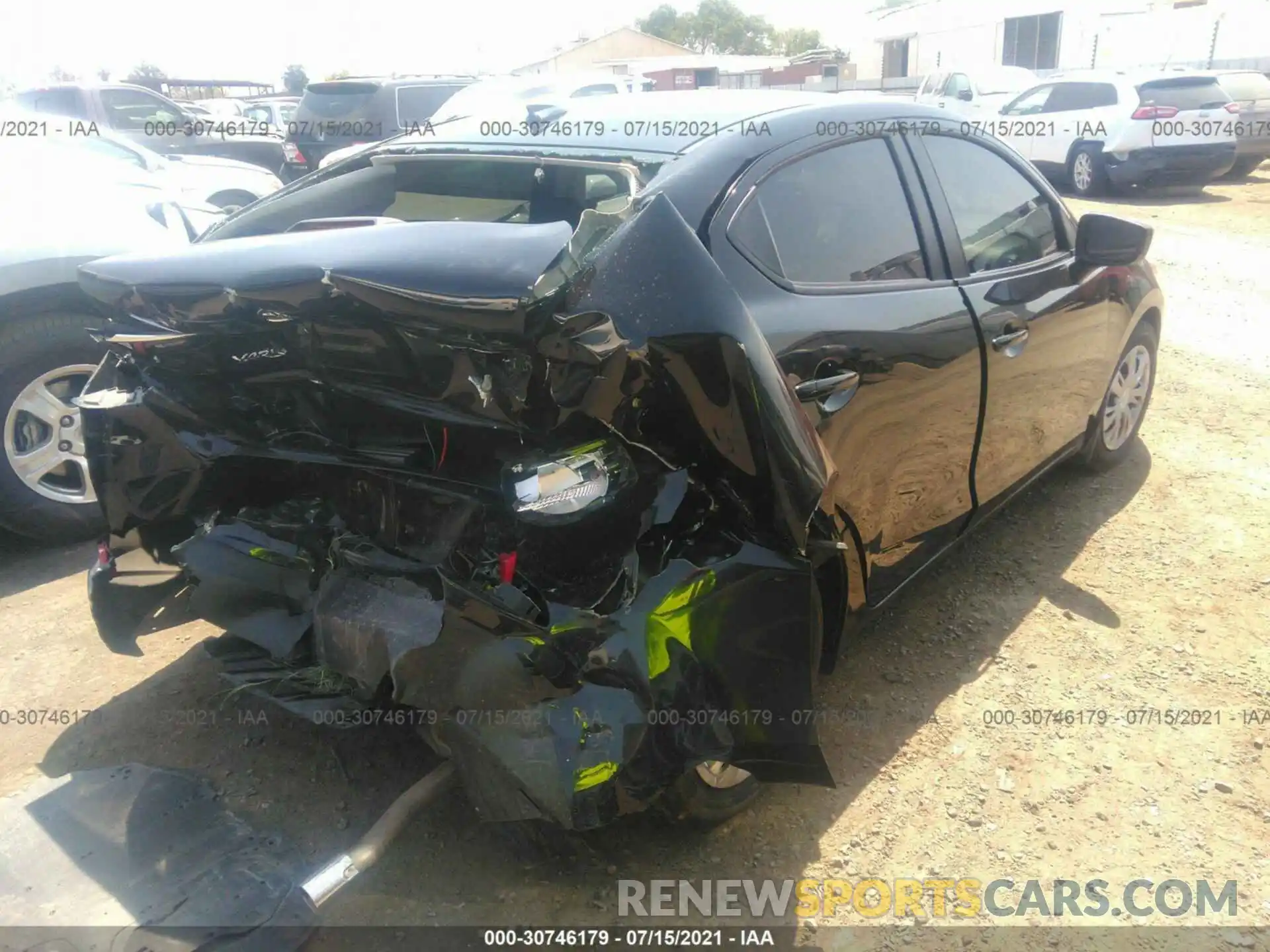 4 Photograph of a damaged car 3MYDLBYV0KY524604 TOYOTA YARIS SEDAN 2019