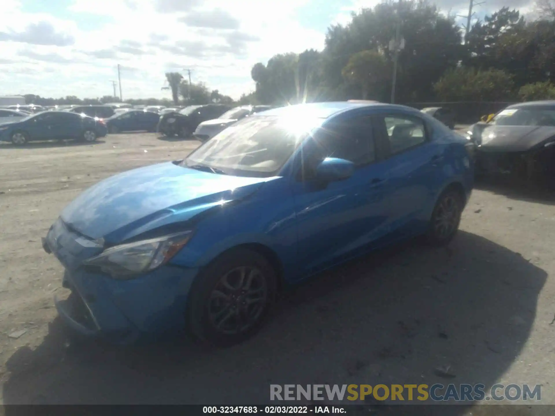 2 Photograph of a damaged car 3MYDLBYV0KY525039 TOYOTA YARIS SEDAN 2019