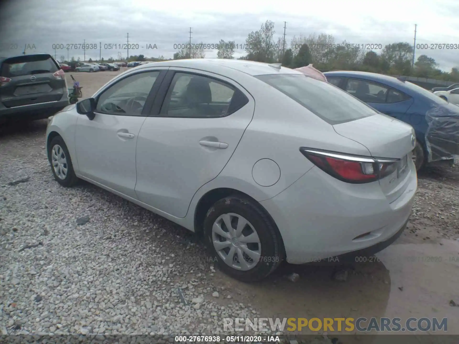 3 Photograph of a damaged car 3MYDLBYV0KY527194 TOYOTA YARIS SEDAN 2019