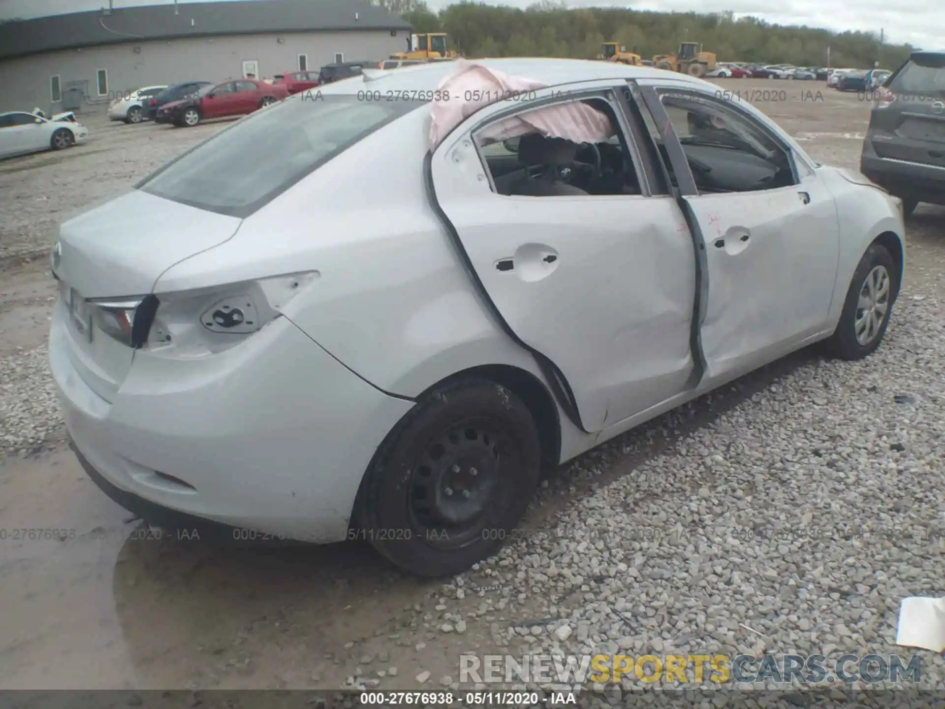 4 Photograph of a damaged car 3MYDLBYV0KY527194 TOYOTA YARIS SEDAN 2019