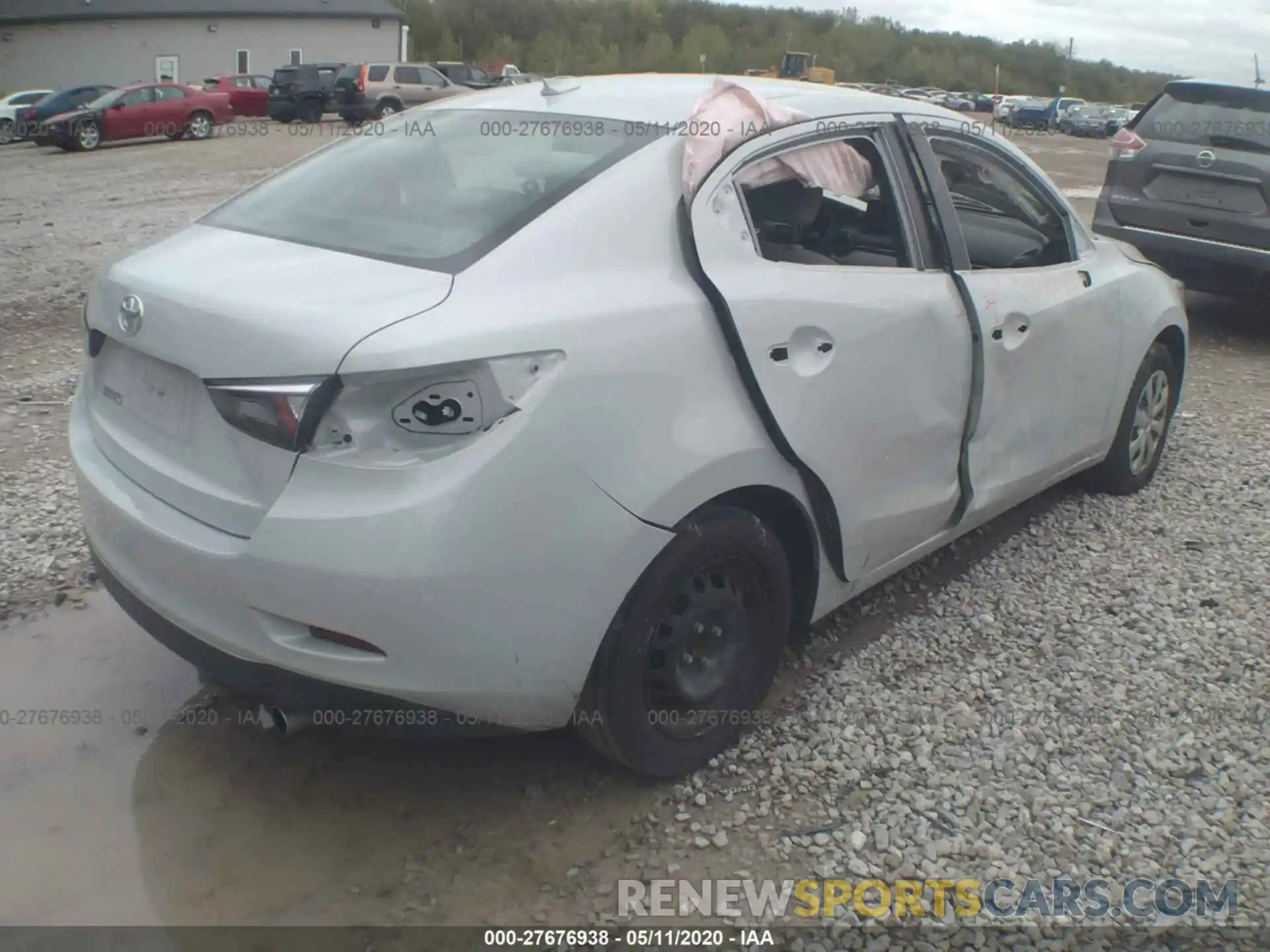 6 Photograph of a damaged car 3MYDLBYV0KY527194 TOYOTA YARIS SEDAN 2019