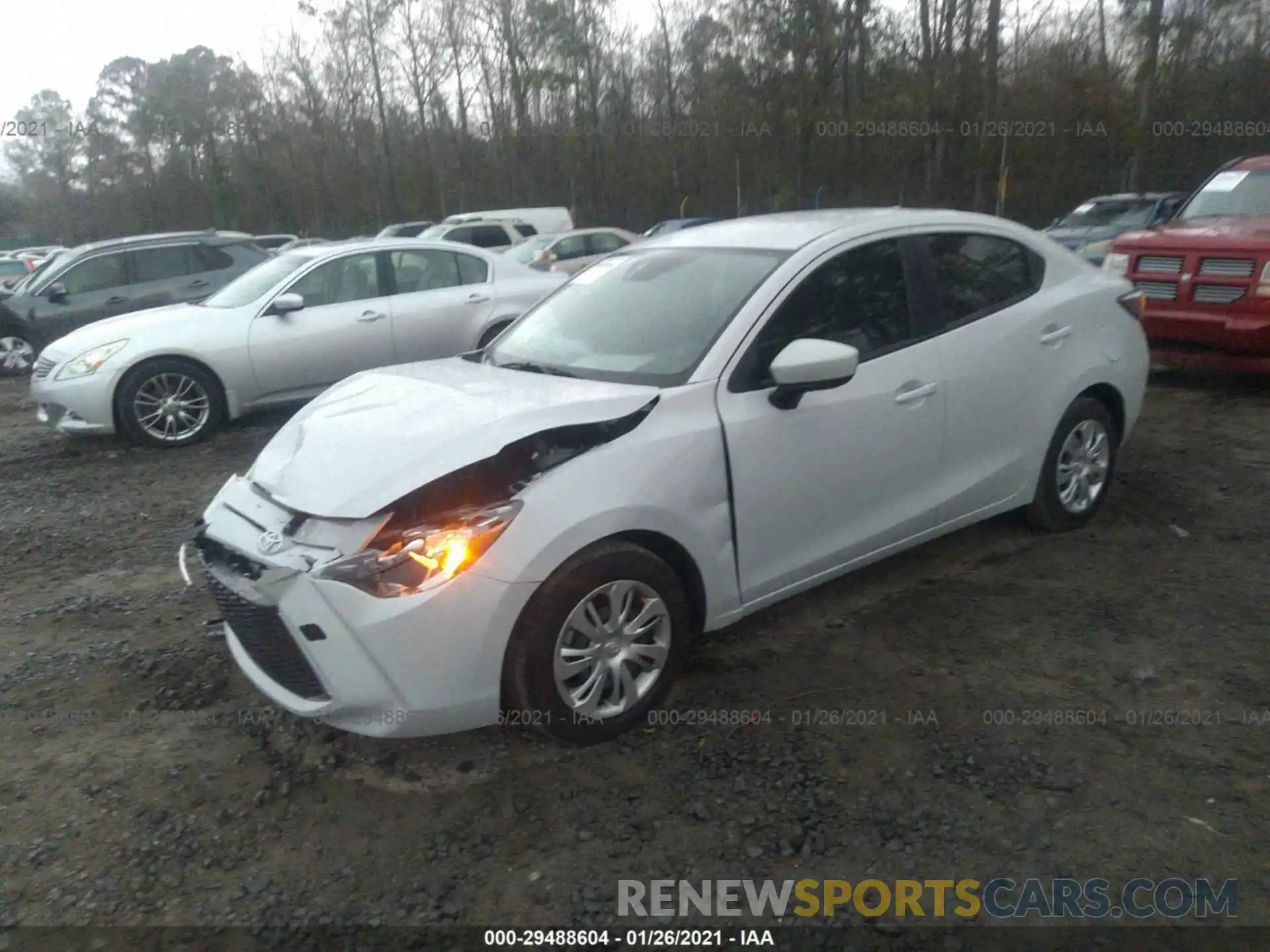 2 Photograph of a damaged car 3MYDLBYV0KY528684 TOYOTA YARIS SEDAN 2019