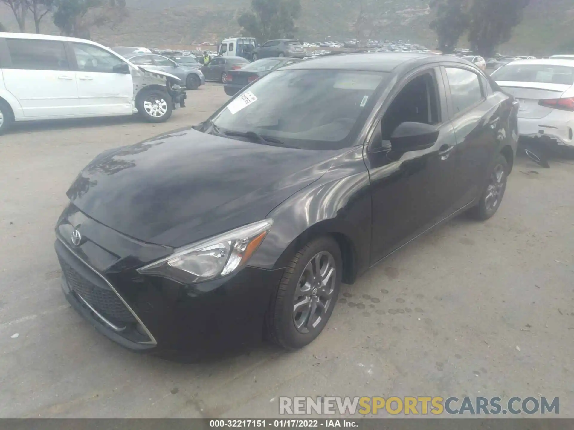 2 Photograph of a damaged car 3MYDLBYV1KY501834 TOYOTA YARIS SEDAN 2019