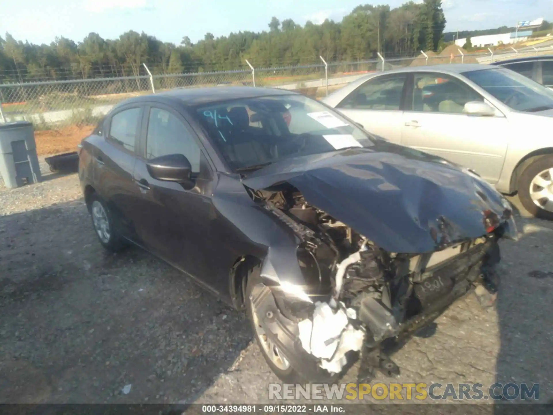 1 Photograph of a damaged car 3MYDLBYV1KY502000 TOYOTA YARIS SEDAN 2019