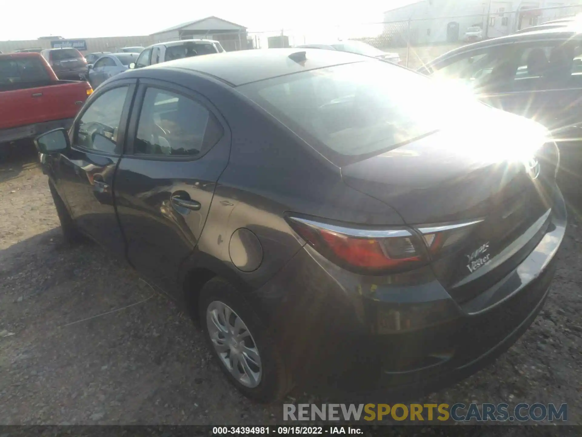 3 Photograph of a damaged car 3MYDLBYV1KY502000 TOYOTA YARIS SEDAN 2019