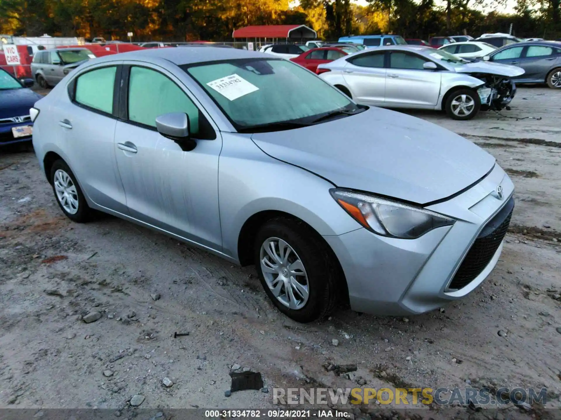 1 Photograph of a damaged car 3MYDLBYV1KY502241 TOYOTA YARIS SEDAN 2019