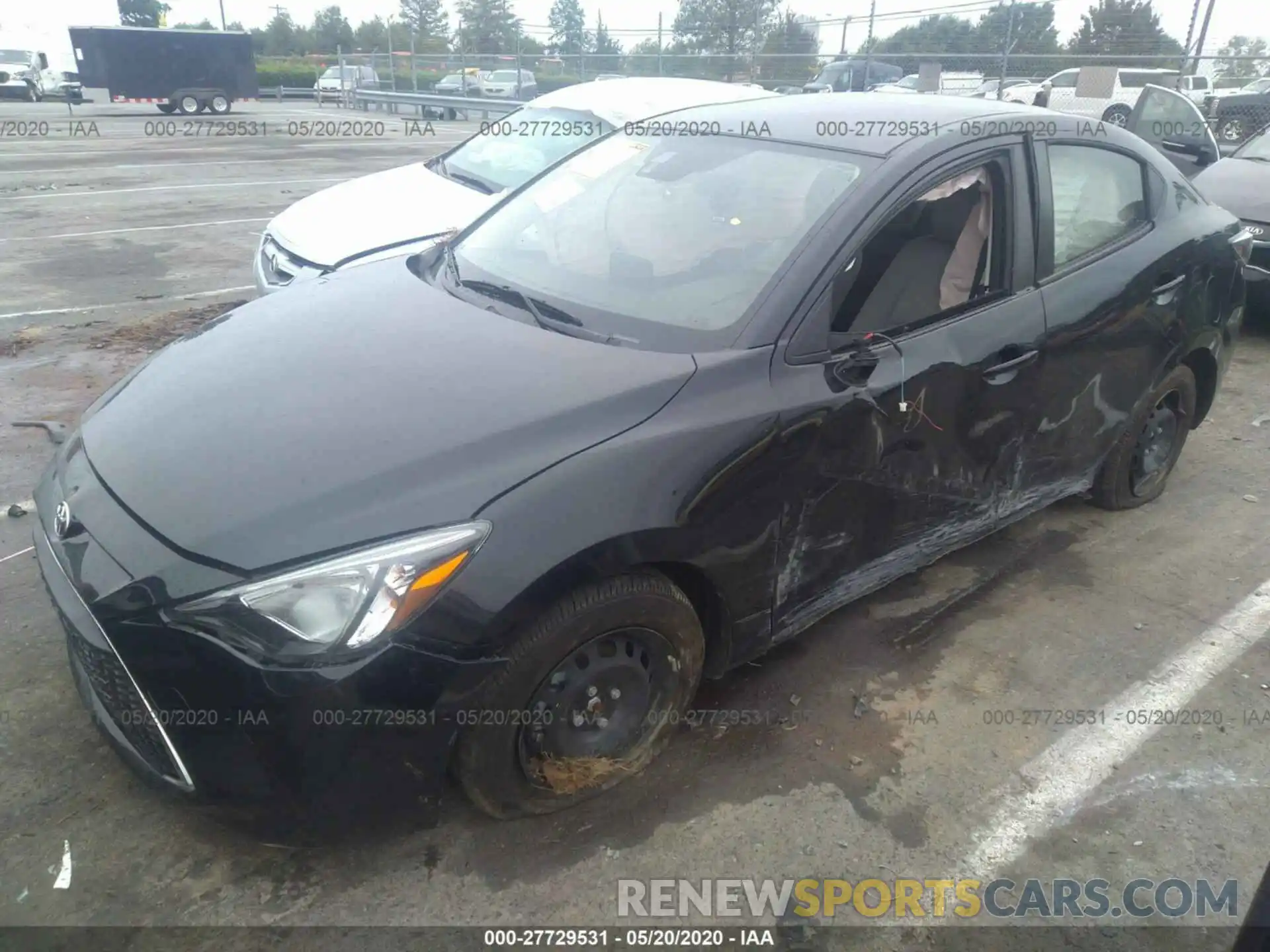 2 Photograph of a damaged car 3MYDLBYV1KY502451 TOYOTA YARIS SEDAN 2019