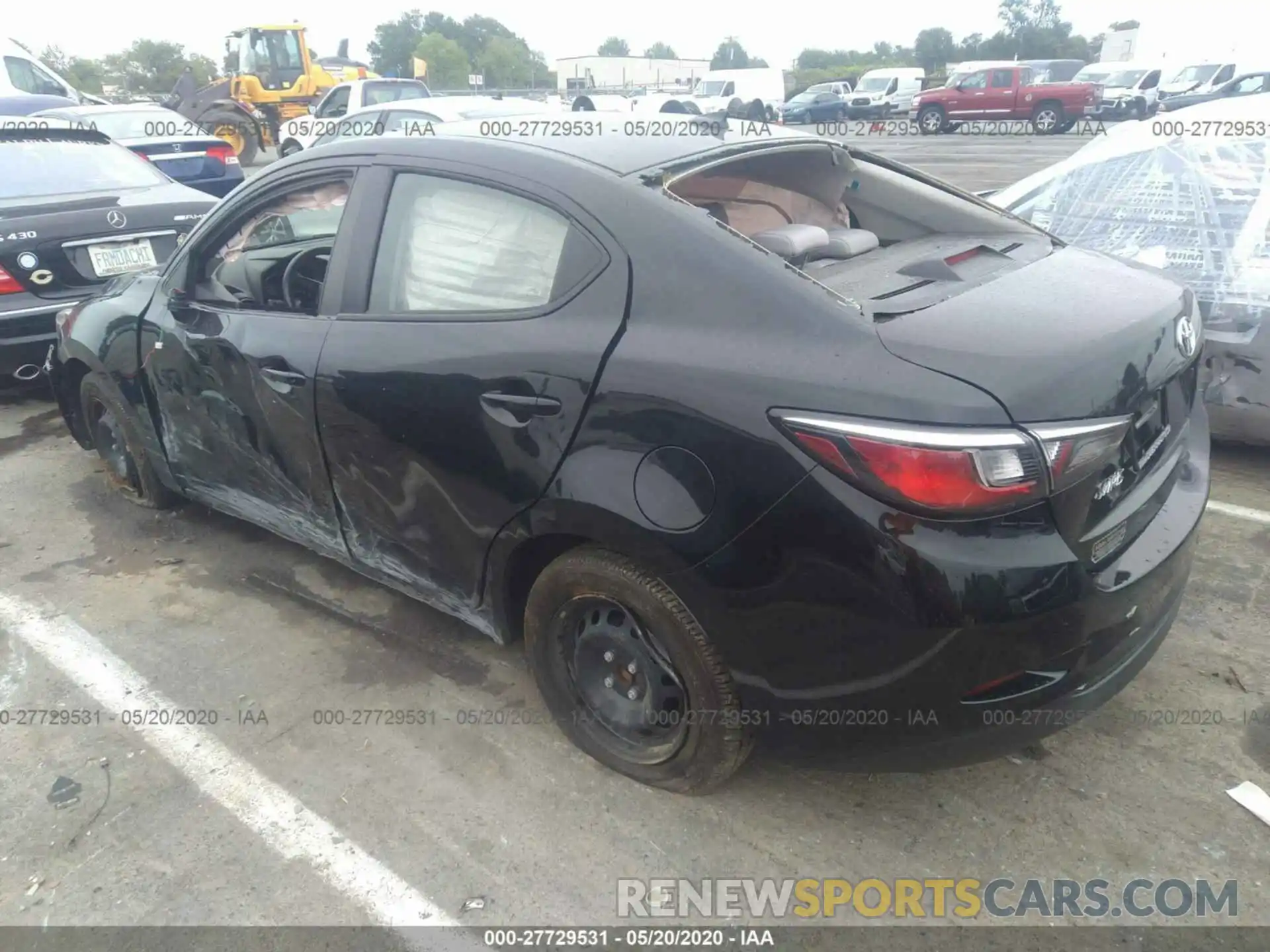 3 Photograph of a damaged car 3MYDLBYV1KY502451 TOYOTA YARIS SEDAN 2019