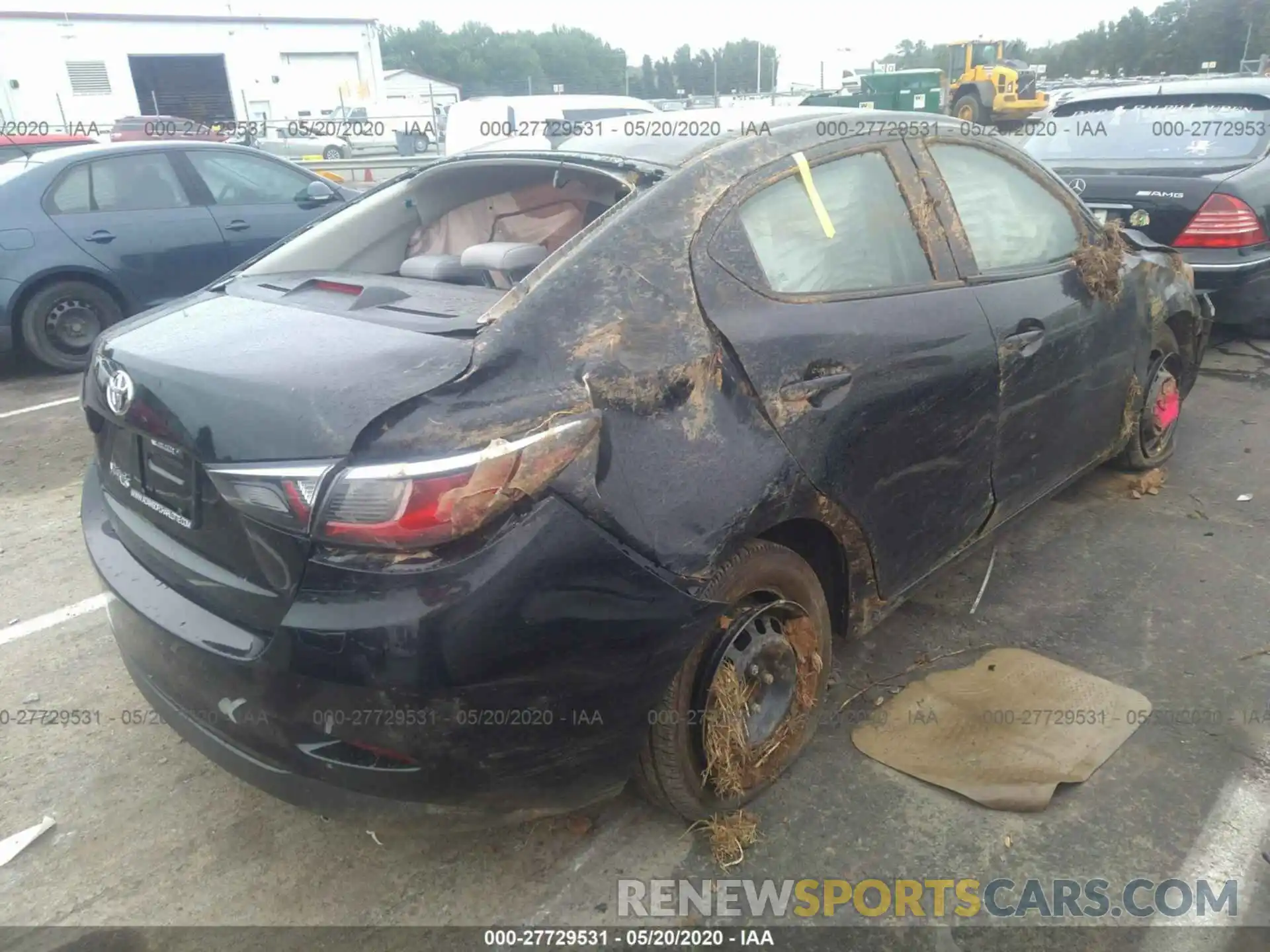 4 Photograph of a damaged car 3MYDLBYV1KY502451 TOYOTA YARIS SEDAN 2019