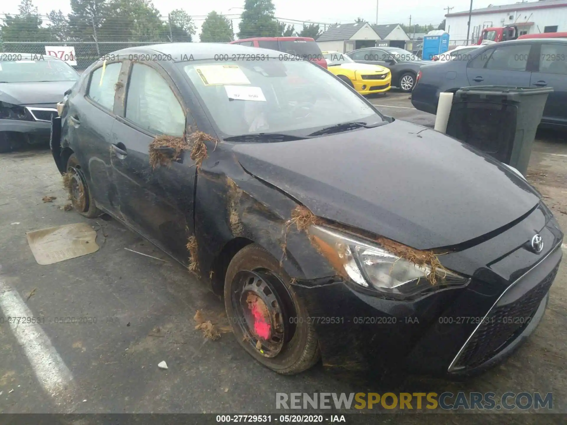 6 Photograph of a damaged car 3MYDLBYV1KY502451 TOYOTA YARIS SEDAN 2019