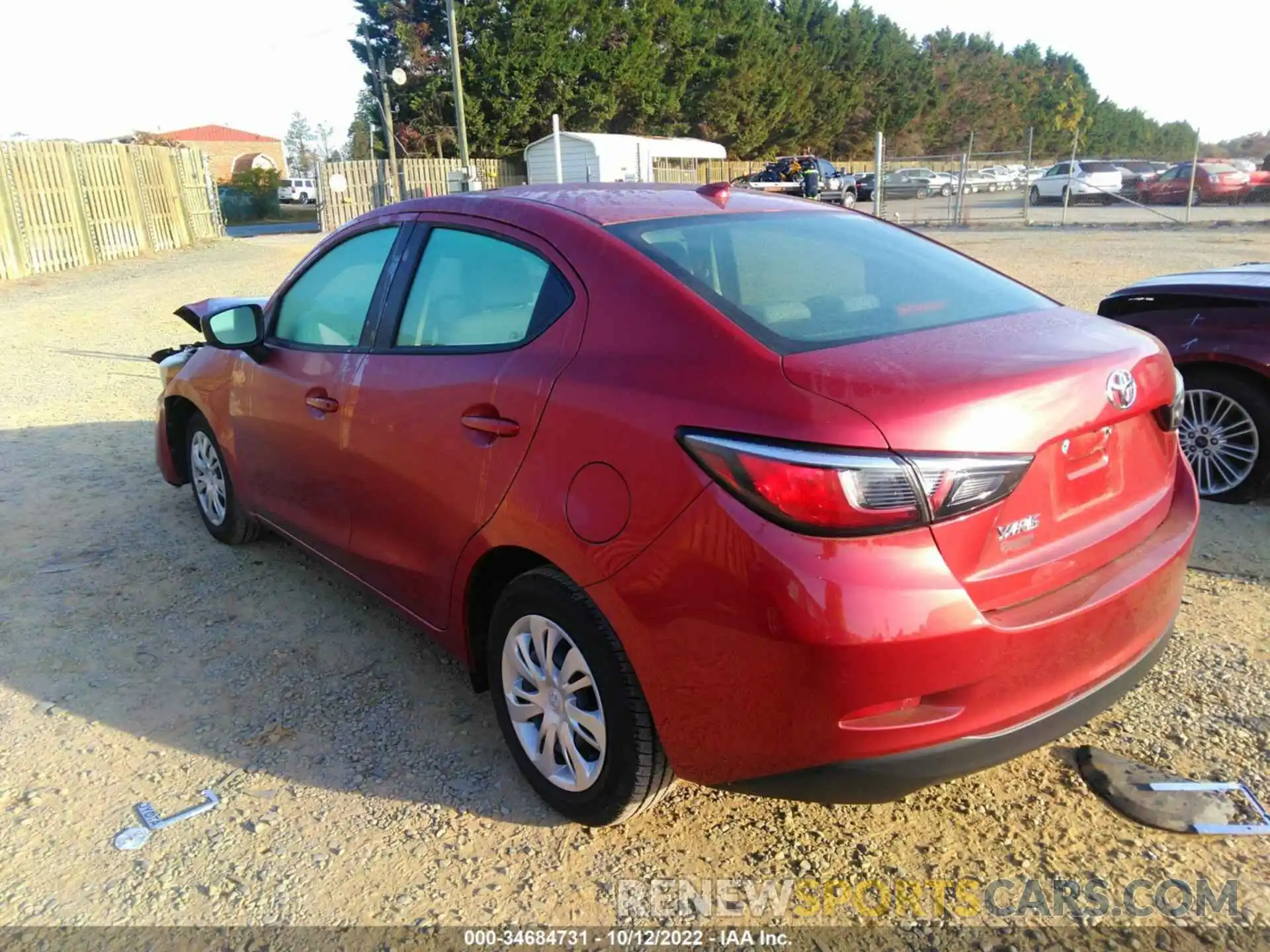 3 Photograph of a damaged car 3MYDLBYV1KY502479 TOYOTA YARIS SEDAN 2019