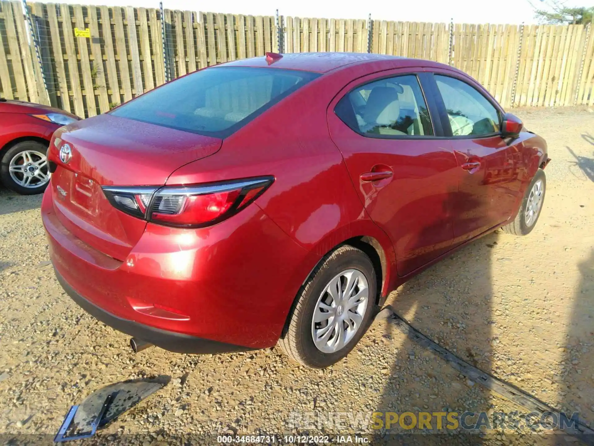 4 Photograph of a damaged car 3MYDLBYV1KY502479 TOYOTA YARIS SEDAN 2019