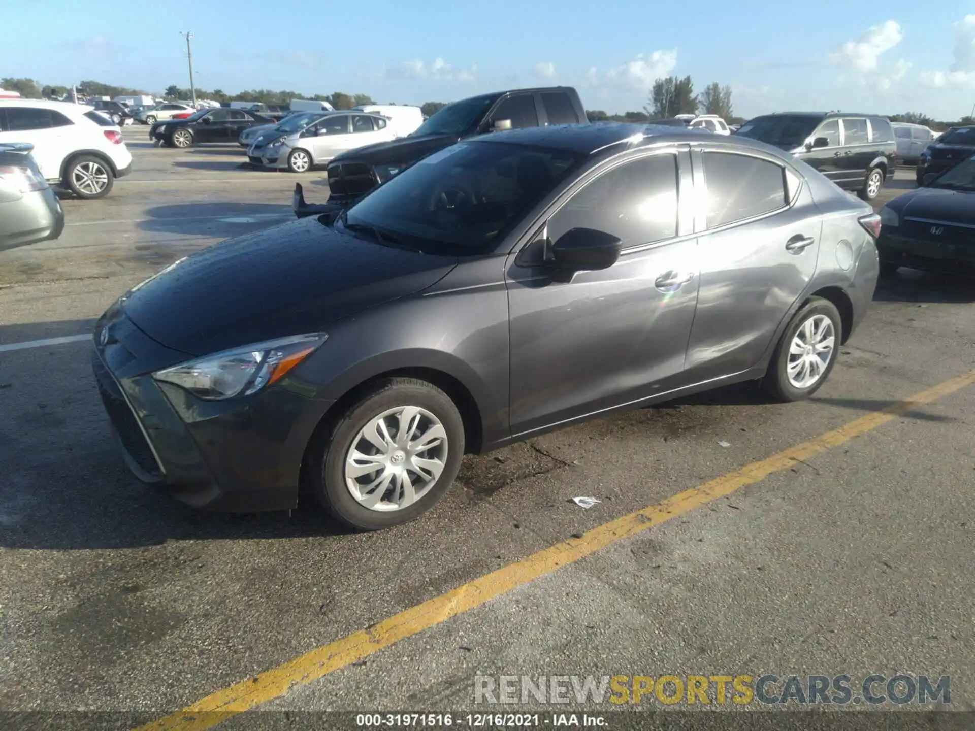 2 Photograph of a damaged car 3MYDLBYV1KY503793 TOYOTA YARIS SEDAN 2019