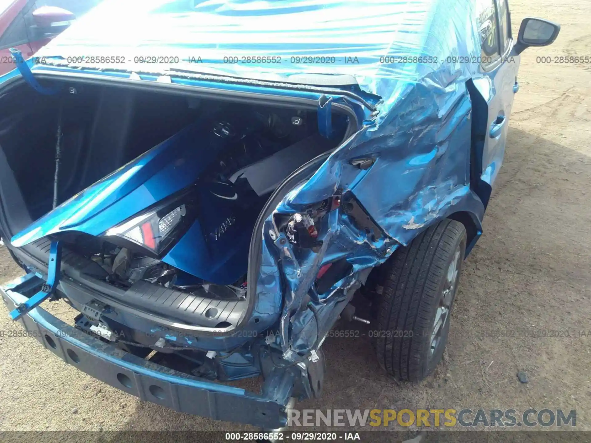 6 Photograph of a damaged car 3MYDLBYV1KY507911 TOYOTA YARIS SEDAN 2019