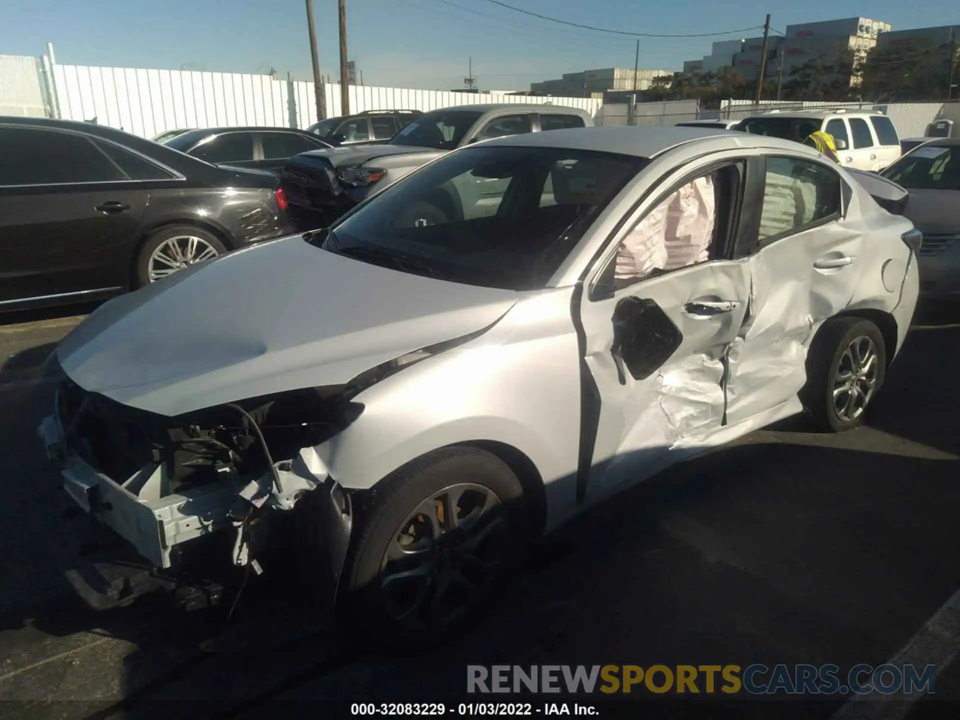 2 Photograph of a damaged car 3MYDLBYV1KY508606 TOYOTA YARIS SEDAN 2019