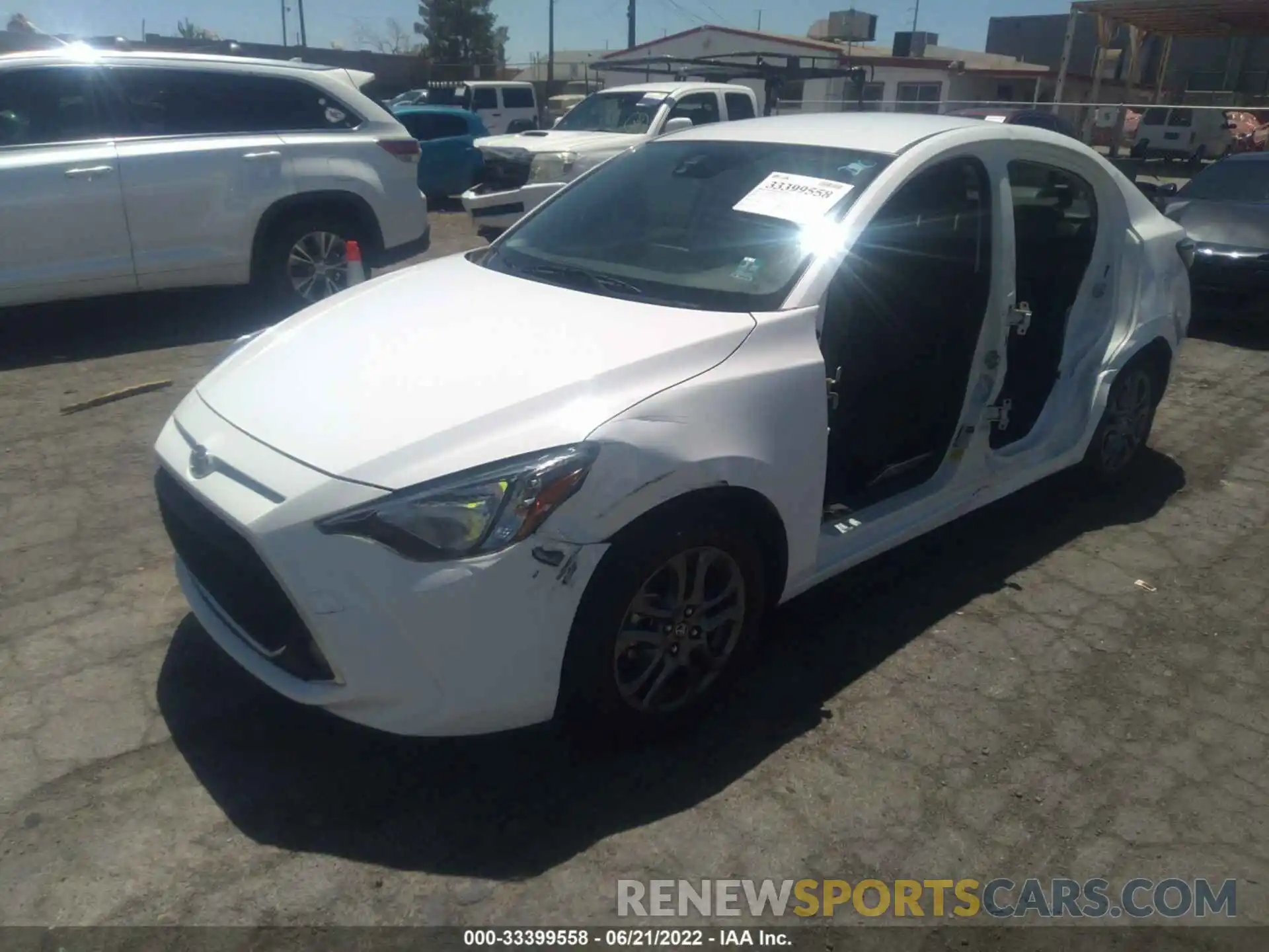 2 Photograph of a damaged car 3MYDLBYV1KY509402 TOYOTA YARIS SEDAN 2019