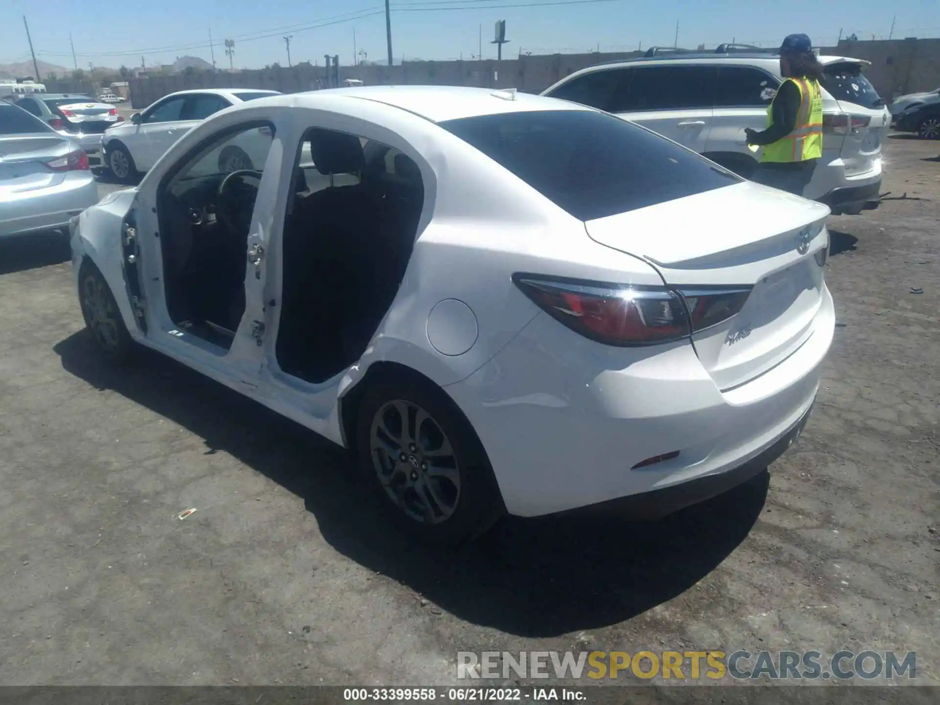 3 Photograph of a damaged car 3MYDLBYV1KY509402 TOYOTA YARIS SEDAN 2019