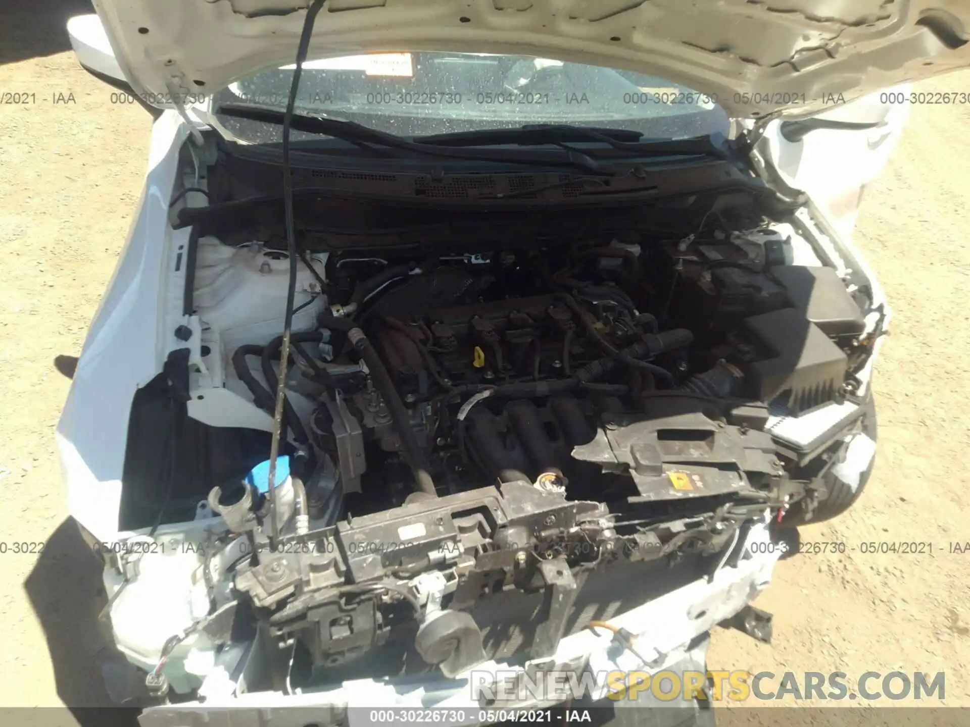 10 Photograph of a damaged car 3MYDLBYV1KY511103 TOYOTA YARIS SEDAN 2019