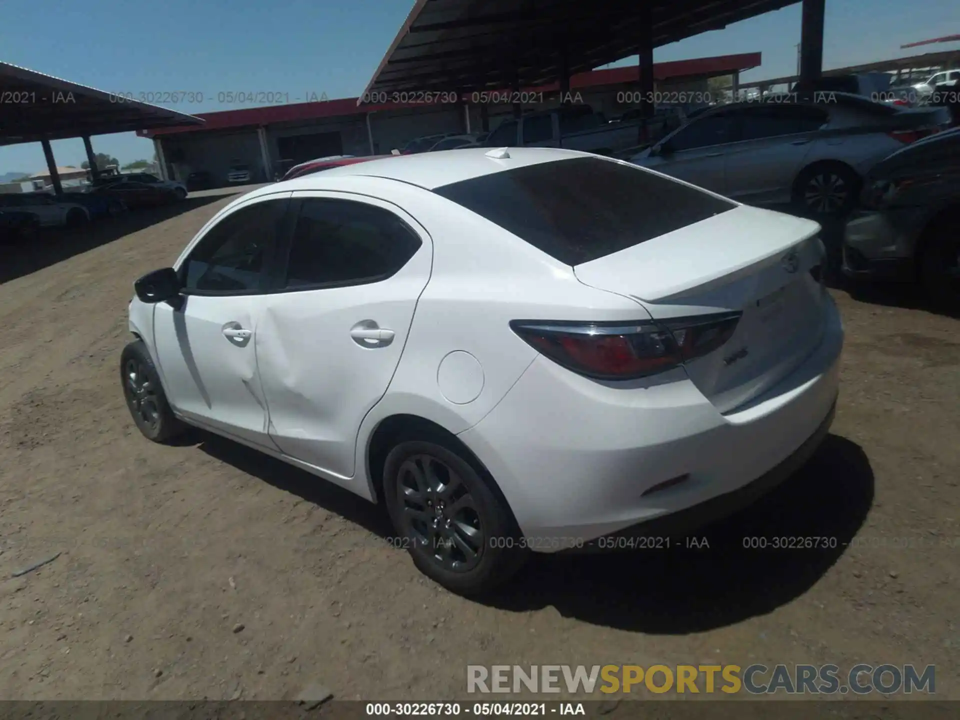 3 Photograph of a damaged car 3MYDLBYV1KY511103 TOYOTA YARIS SEDAN 2019