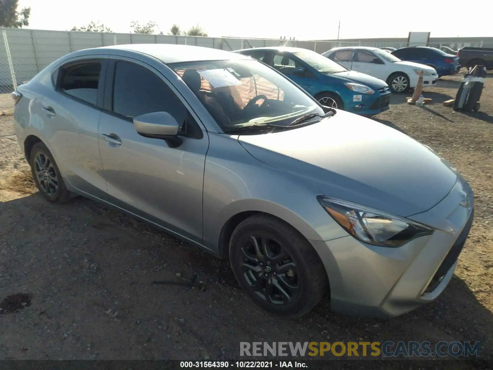 1 Photograph of a damaged car 3MYDLBYV1KY512123 TOYOTA YARIS SEDAN 2019