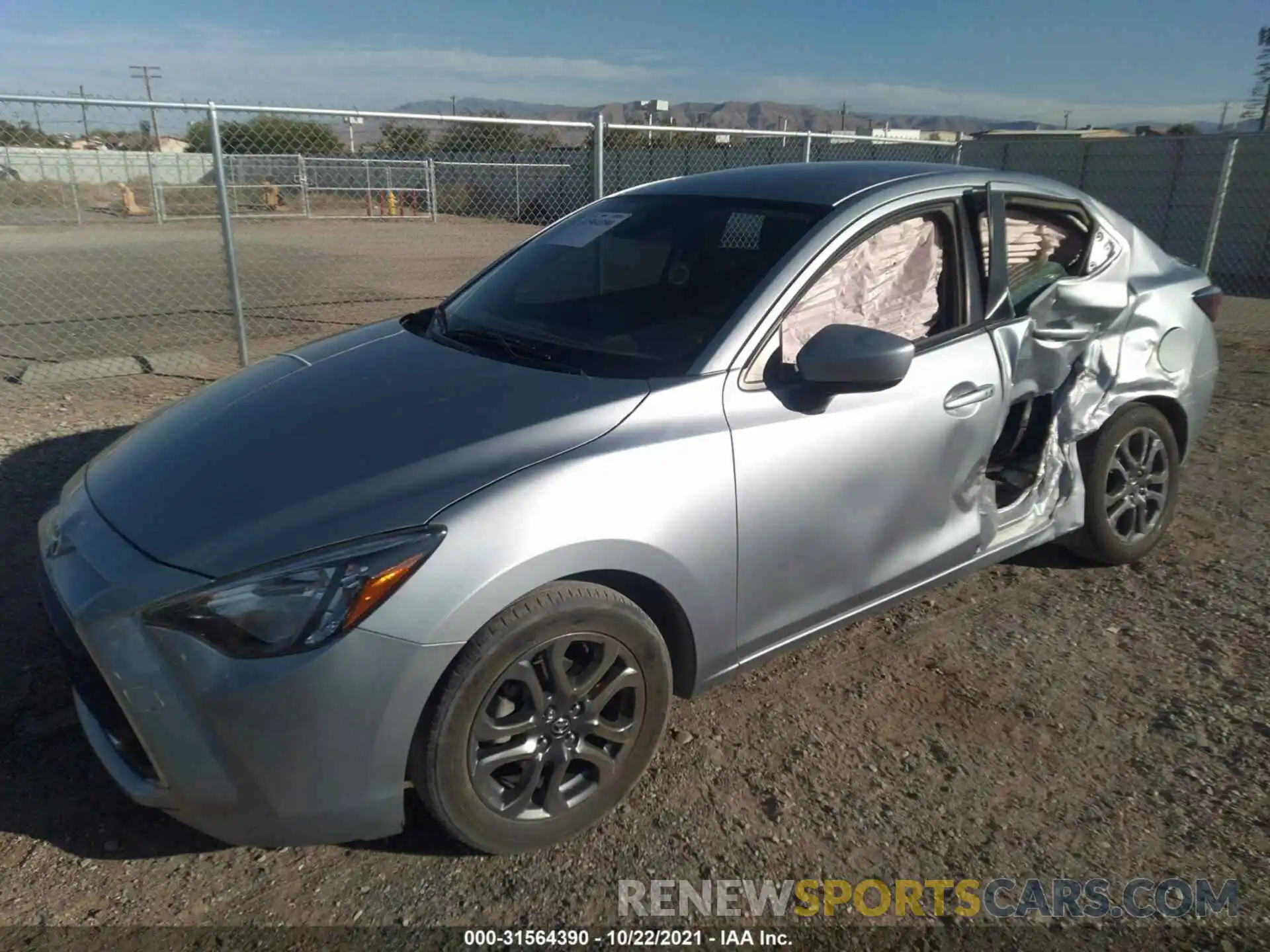 2 Photograph of a damaged car 3MYDLBYV1KY512123 TOYOTA YARIS SEDAN 2019