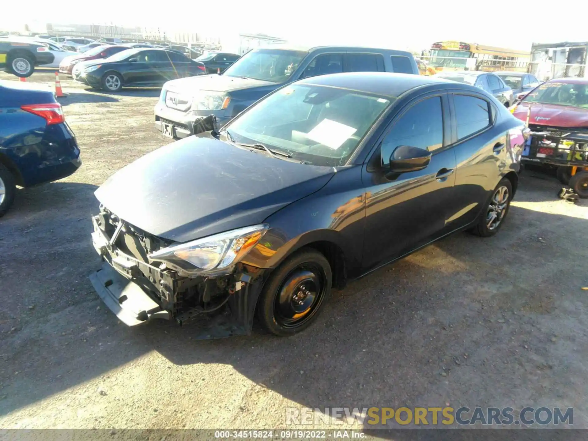 2 Photograph of a damaged car 3MYDLBYV1KY512459 TOYOTA YARIS SEDAN 2019