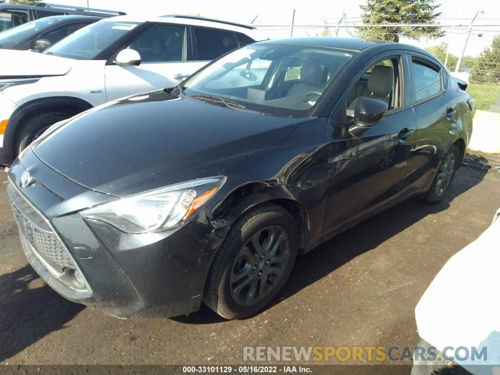 2 Photograph of a damaged car 3MYDLBYV1KY513112 TOYOTA YARIS SEDAN 2019