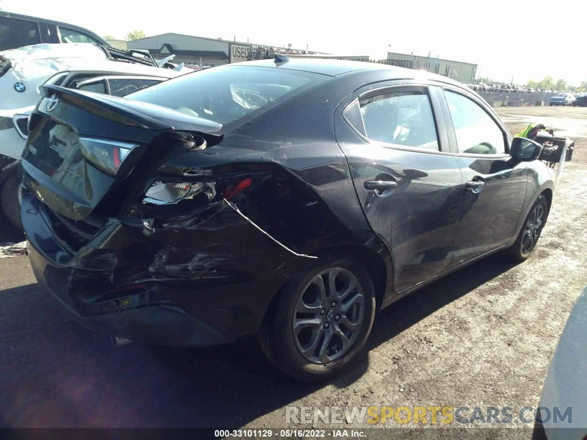 4 Photograph of a damaged car 3MYDLBYV1KY513112 TOYOTA YARIS SEDAN 2019